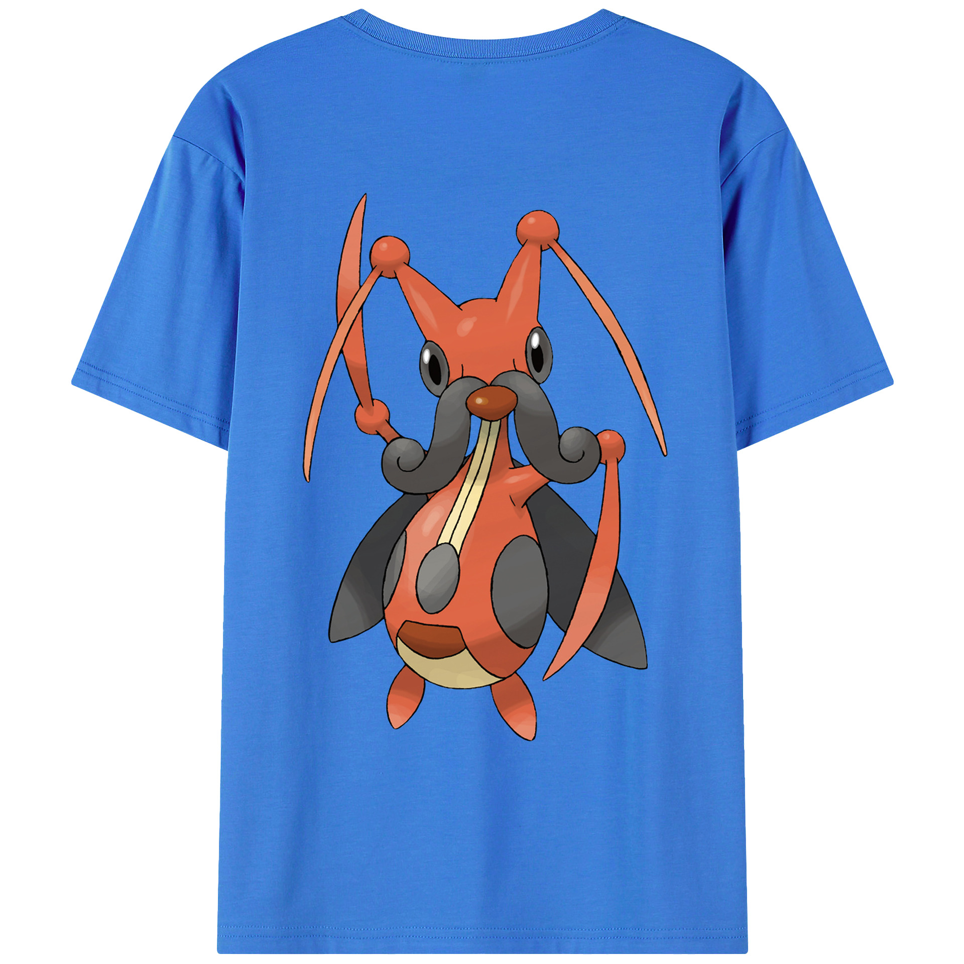 （画像用） ポケットモンスター Pokémon 綿100％ メンズ半袖Tシャツ（バックプリント） 通気性