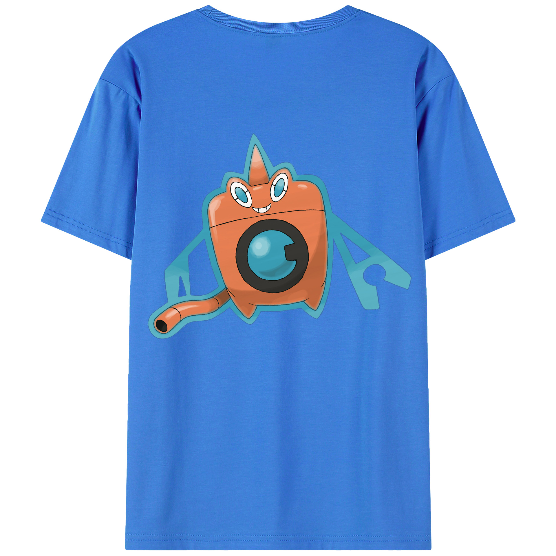 （画像用） ポケットモンスター Pokémon 綿100％ メンズ半袖Tシャツ（バックプリント） 通気性