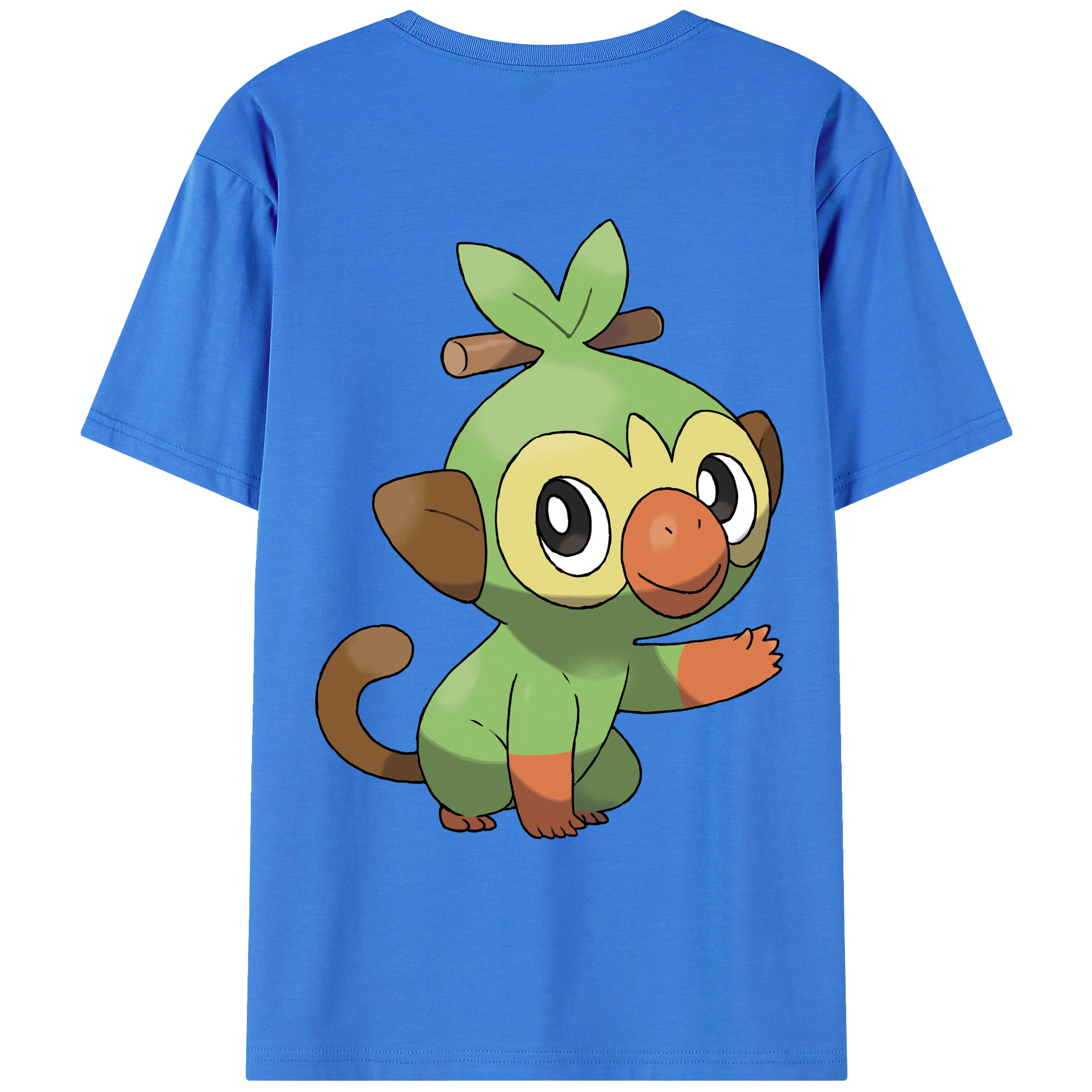 （画像用） ポケットモンスター Pokémon 綿100％ メンズ半袖Tシャツ（バックプリント） 通気性