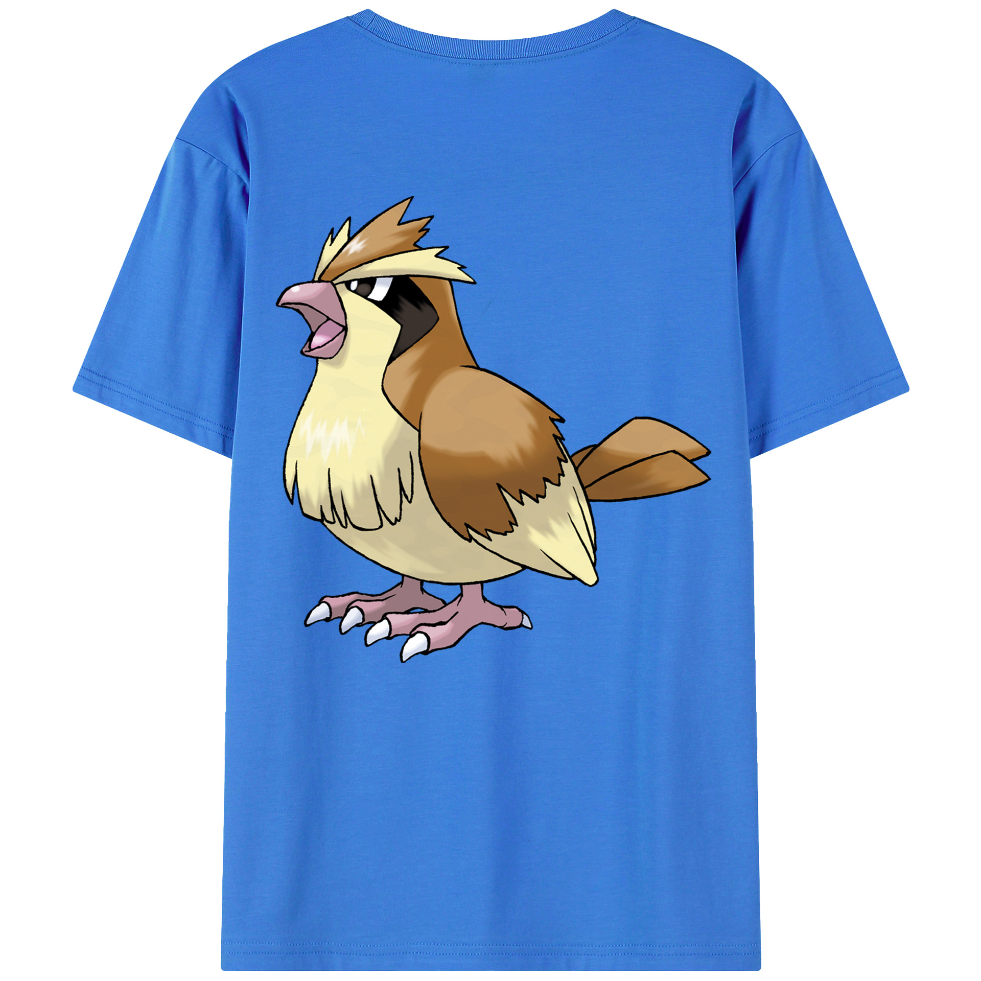 （画像用） ポケットモンスター Pokémon 綿100％ メンズ半袖Tシャツ（バックプリント） 通気性