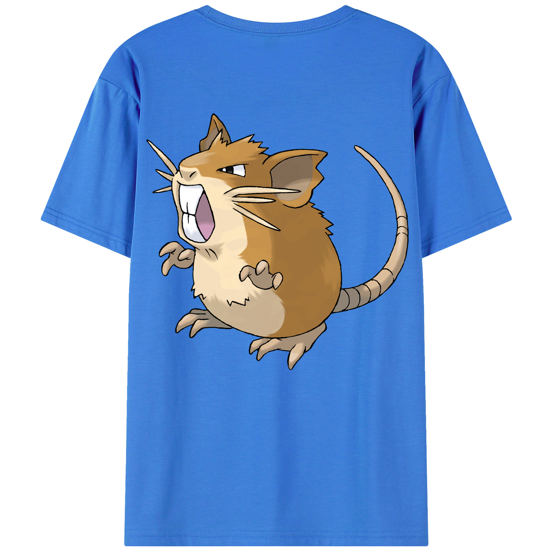 （画像用） ポケットモンスター Pokémon 綿100％ メンズ半袖Tシャツ（バックプリント） 通気性