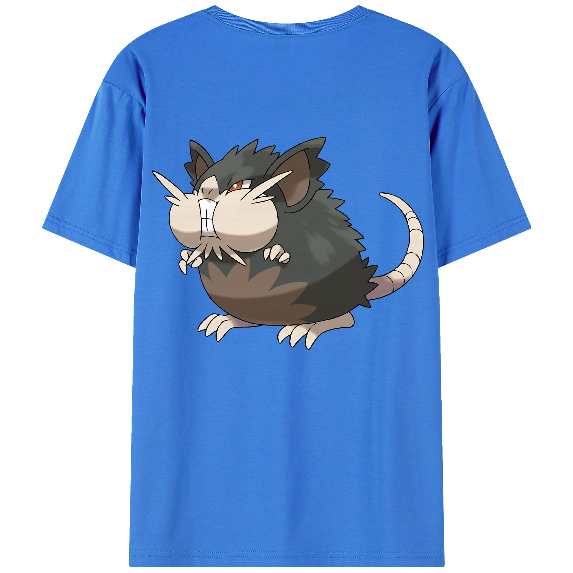 （画像用） ポケットモンスター Pokémon 綿100％ メンズ半袖Tシャツ（バックプリント） 通気性