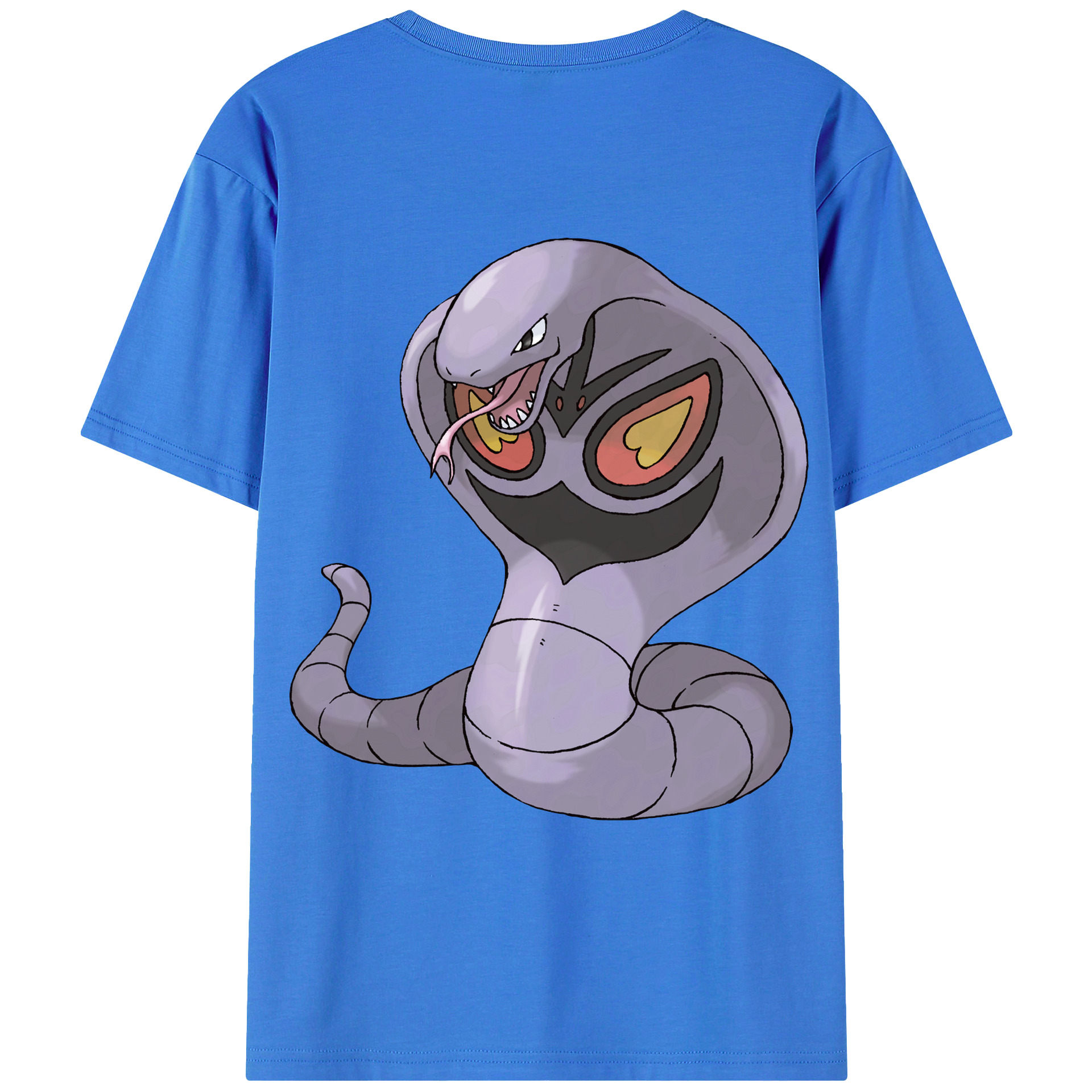 （画像用） ポケットモンスター Pokémon 綿100％ メンズ半袖Tシャツ（バックプリント） 通気性