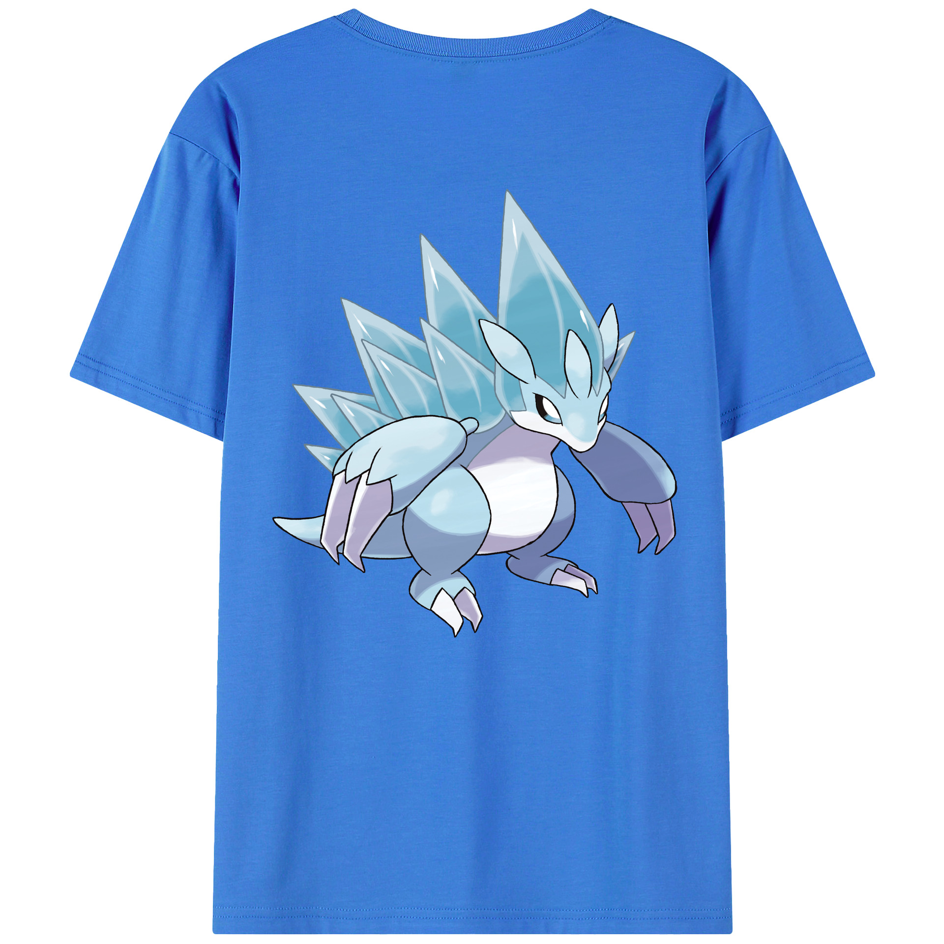 （画像用） ポケットモンスター Pokémon 綿100％ メンズ半袖Tシャツ（バックプリント） 通気性