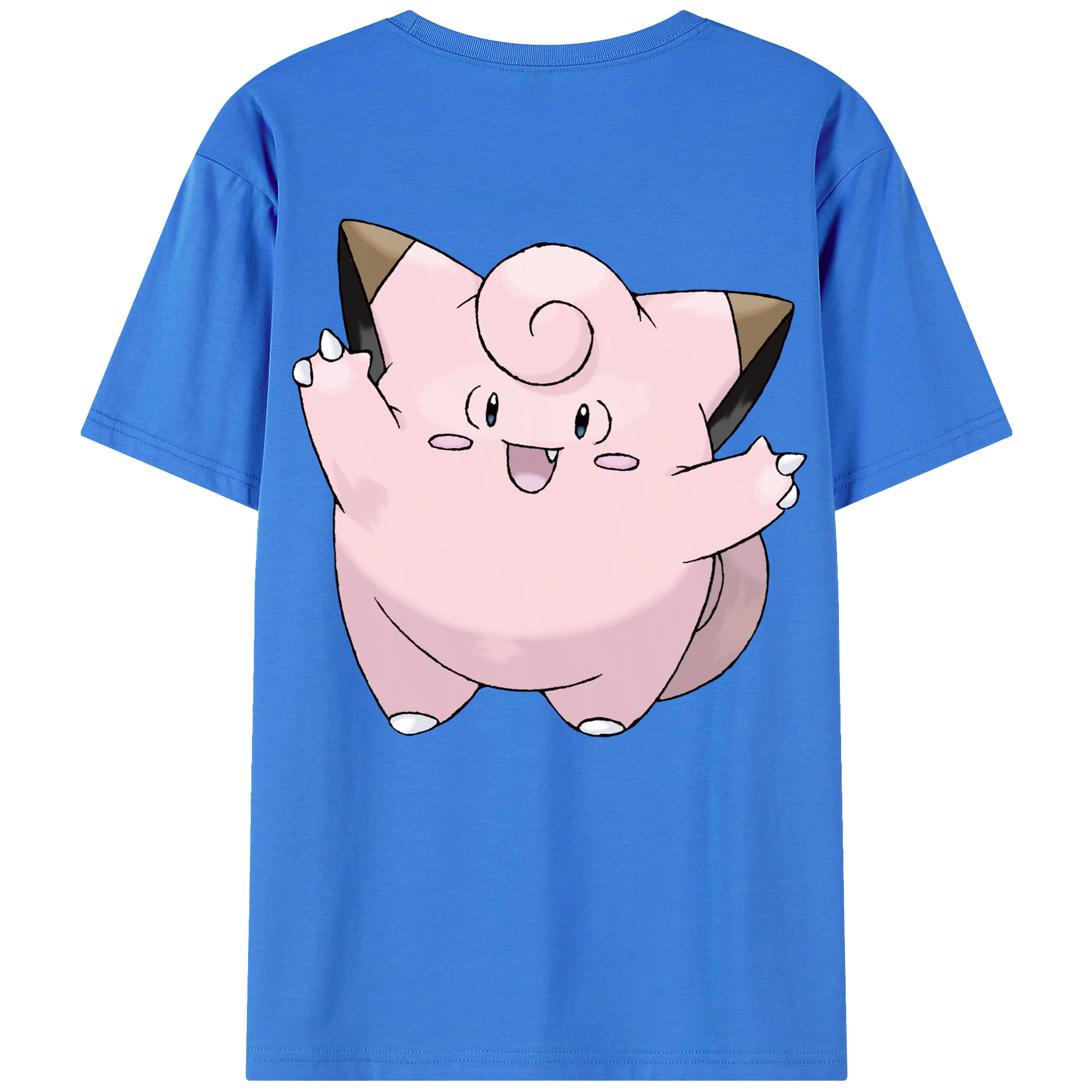 （画像用） ポケットモンスター Pokémon 綿100％ メンズ半袖Tシャツ（バックプリント） 通気性