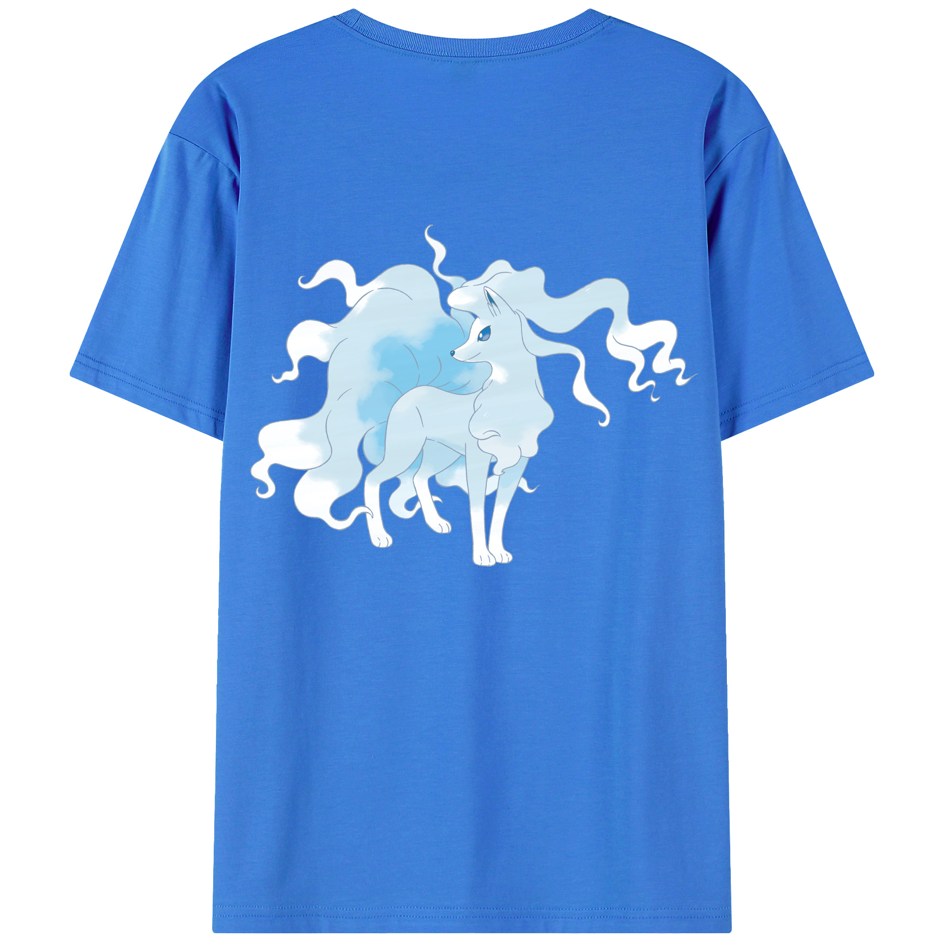 （画像用） ポケットモンスター Pokémon 綿100％ メンズ半袖Tシャツ（バックプリント） 通気性