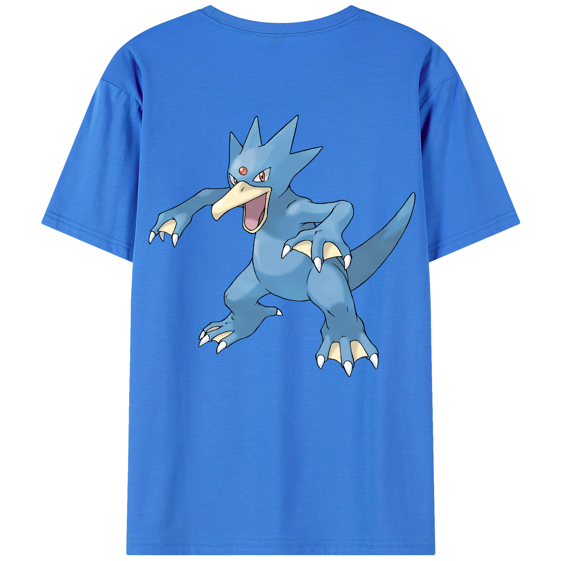 （画像用） ポケットモンスター Pokémon 綿100％ メンズ半袖Tシャツ（バックプリント） 通気性