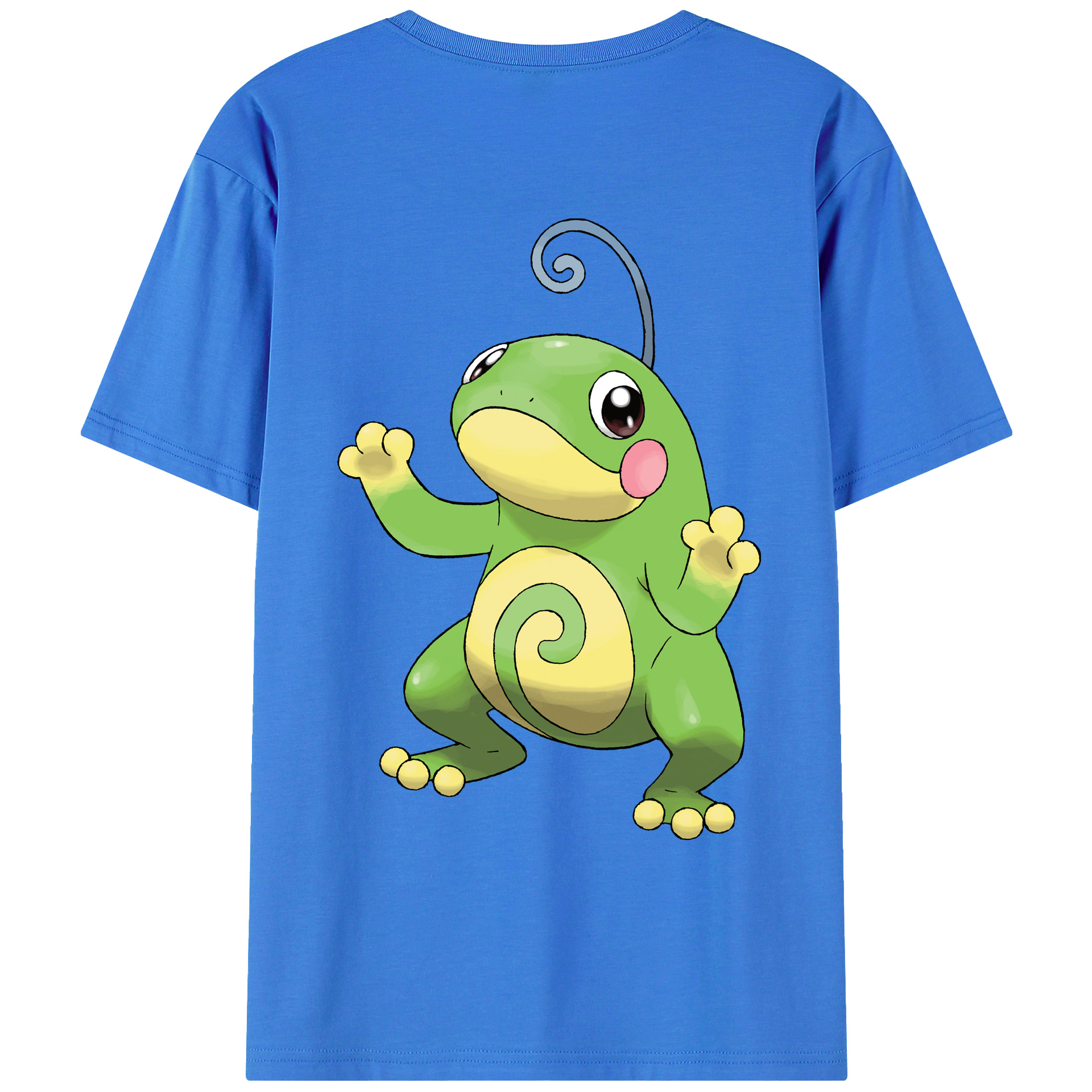 （画像用） ポケットモンスター Pokémon 綿100％ メンズ半袖Tシャツ（バックプリント） 通気性