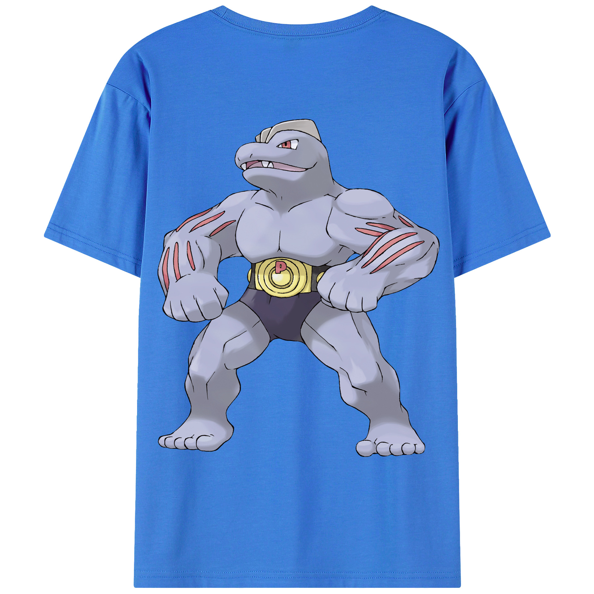（画像用） ポケットモンスター Pokémon 綿100％ メンズ半袖Tシャツ（バックプリント） 通気性