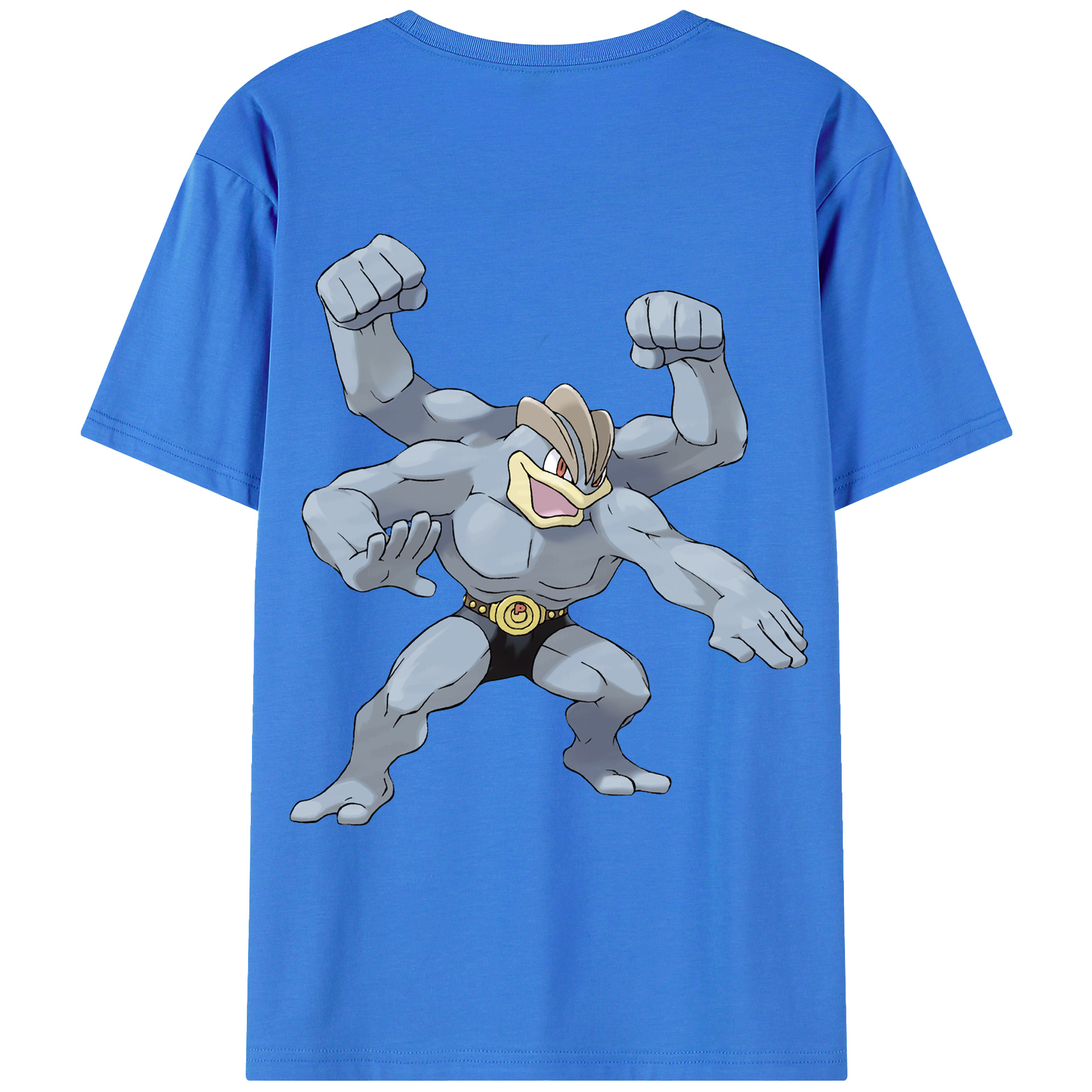 （画像用） ポケットモンスター Pokémon 綿100％ メンズ半袖Tシャツ（バックプリント） 通気性