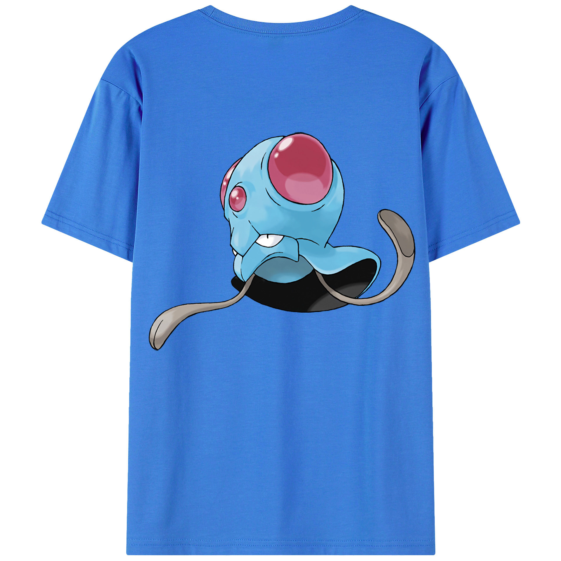 （画像用） ポケットモンスター Pokémon 綿100％ メンズ半袖Tシャツ（バックプリント） 通気性