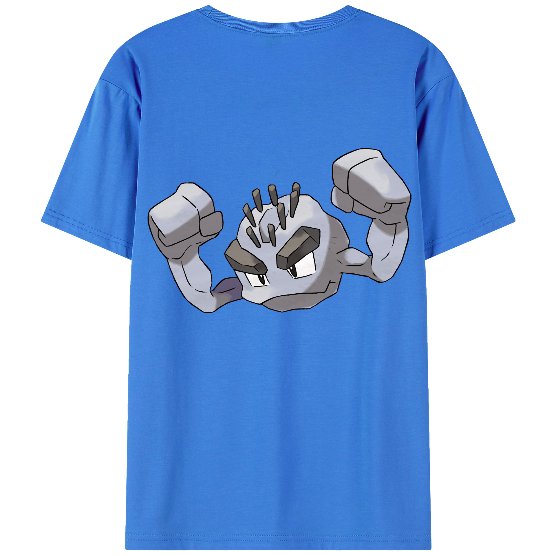 （画像用） ポケットモンスター Pokémon 綿100％ メンズ半袖Tシャツ（バックプリント） 通気性
