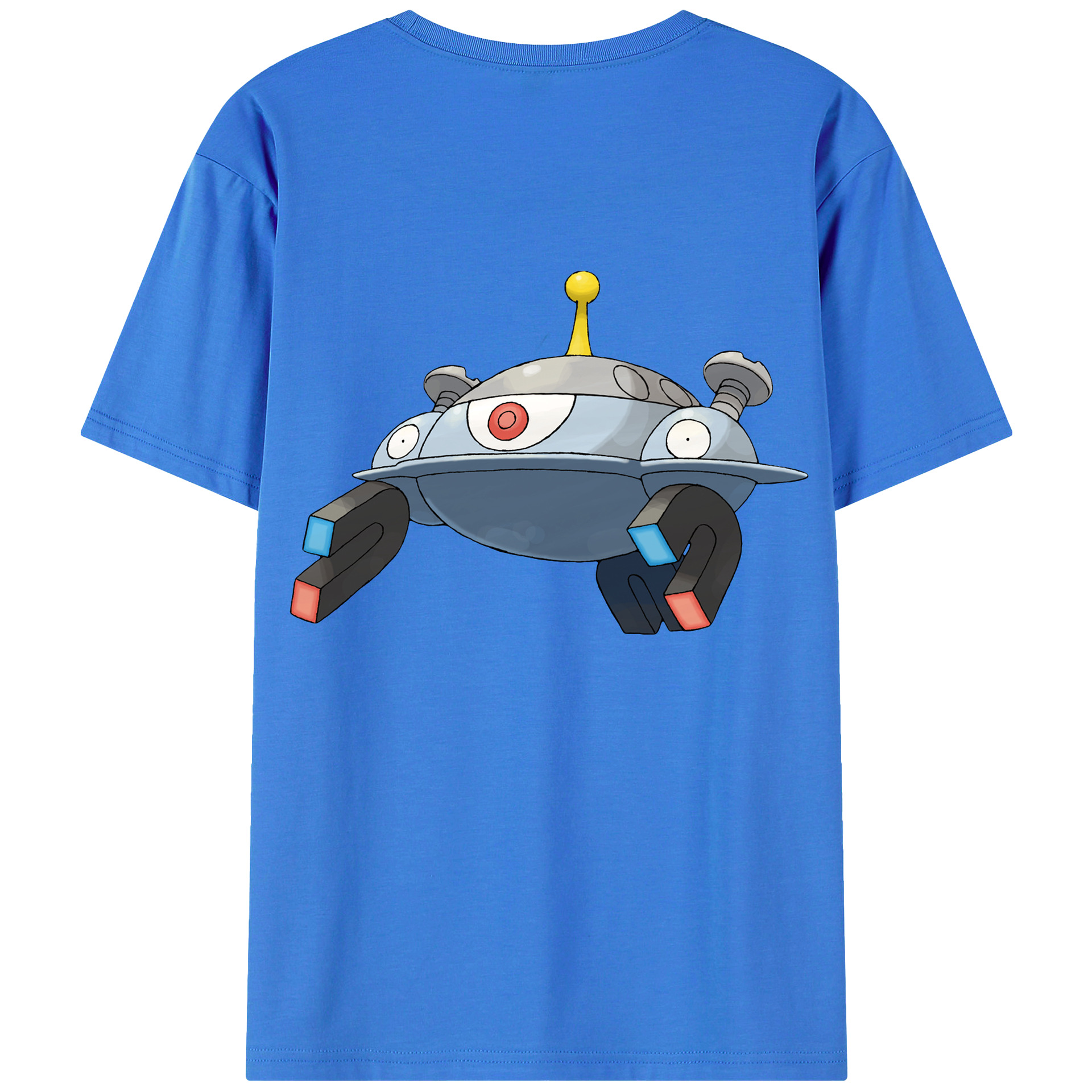 （画像用） ポケットモンスター Pokémon 綿100％ メンズ半袖Tシャツ（バックプリント） 通気性