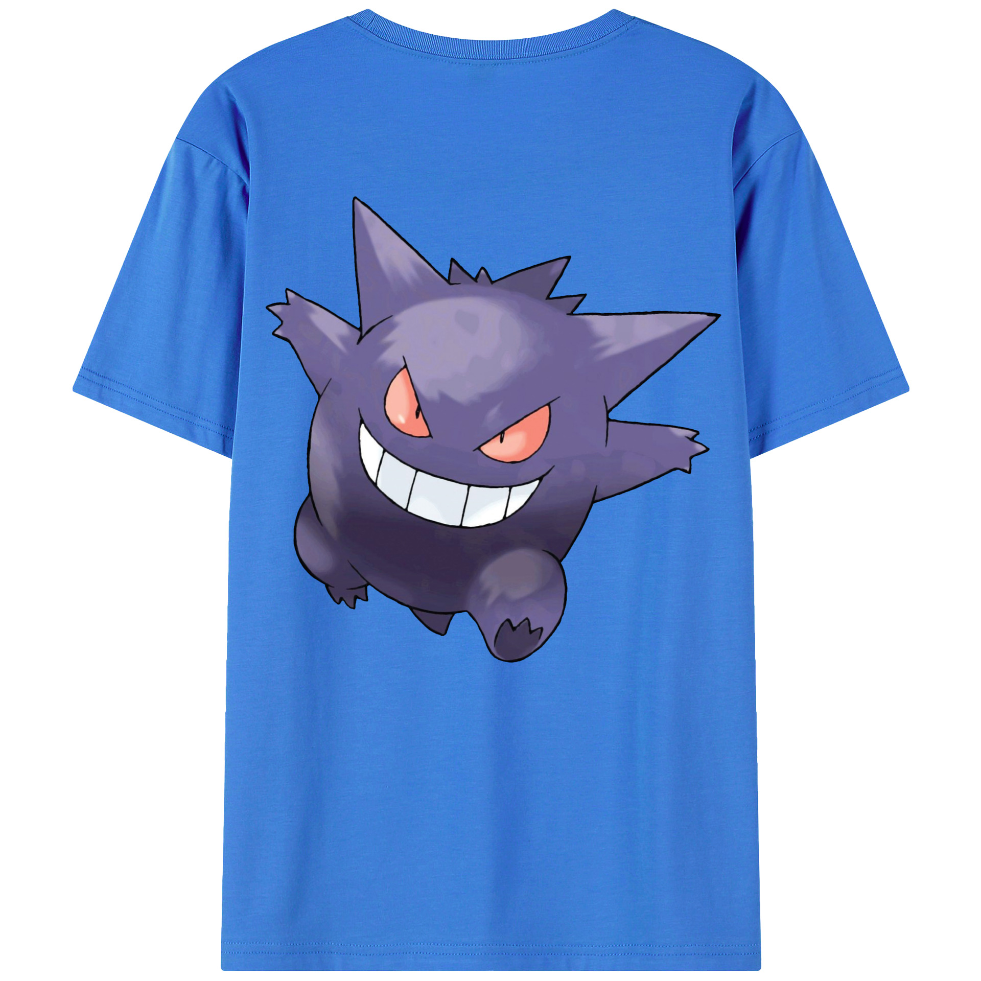 （画像用） ポケットモンスター Pokémon 綿100％ メンズ半袖Tシャツ（バックプリント） 通気性