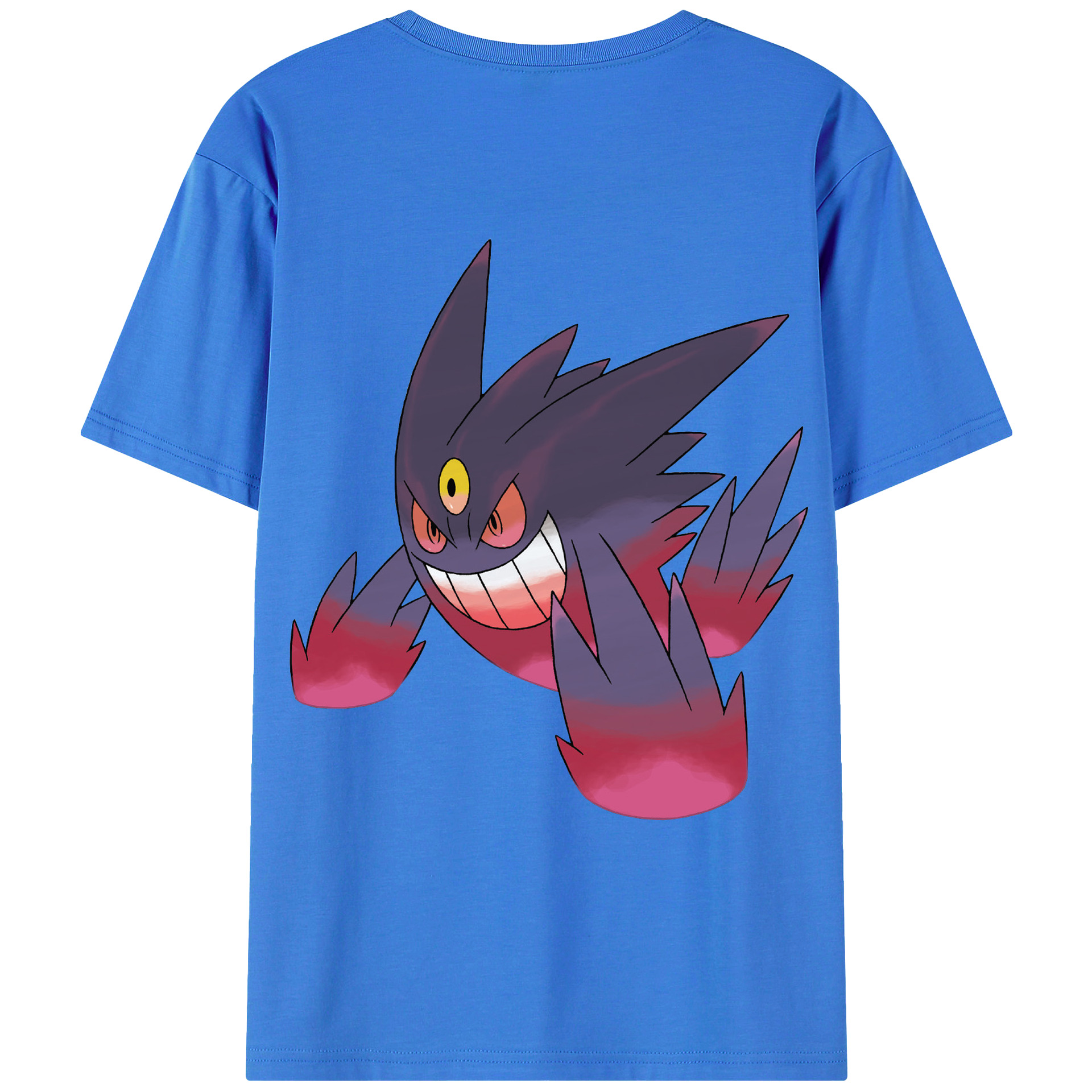 （画像用） ポケットモンスター Pokémon 綿100％ メンズ半袖Tシャツ（バックプリント） 通気性