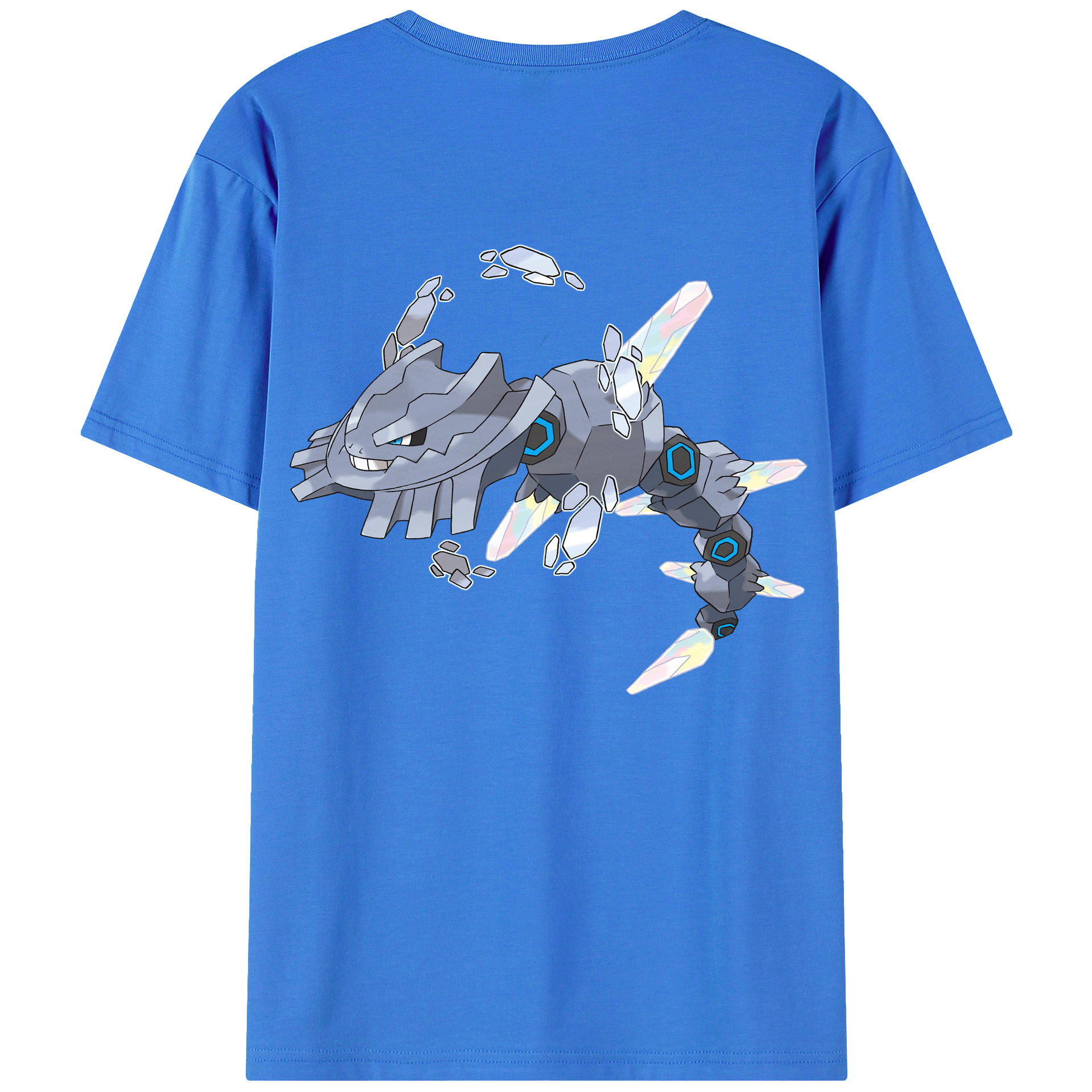 （画像用） ポケットモンスター Pokémon 綿100％ メンズ半袖Tシャツ（バックプリント） 通気性
