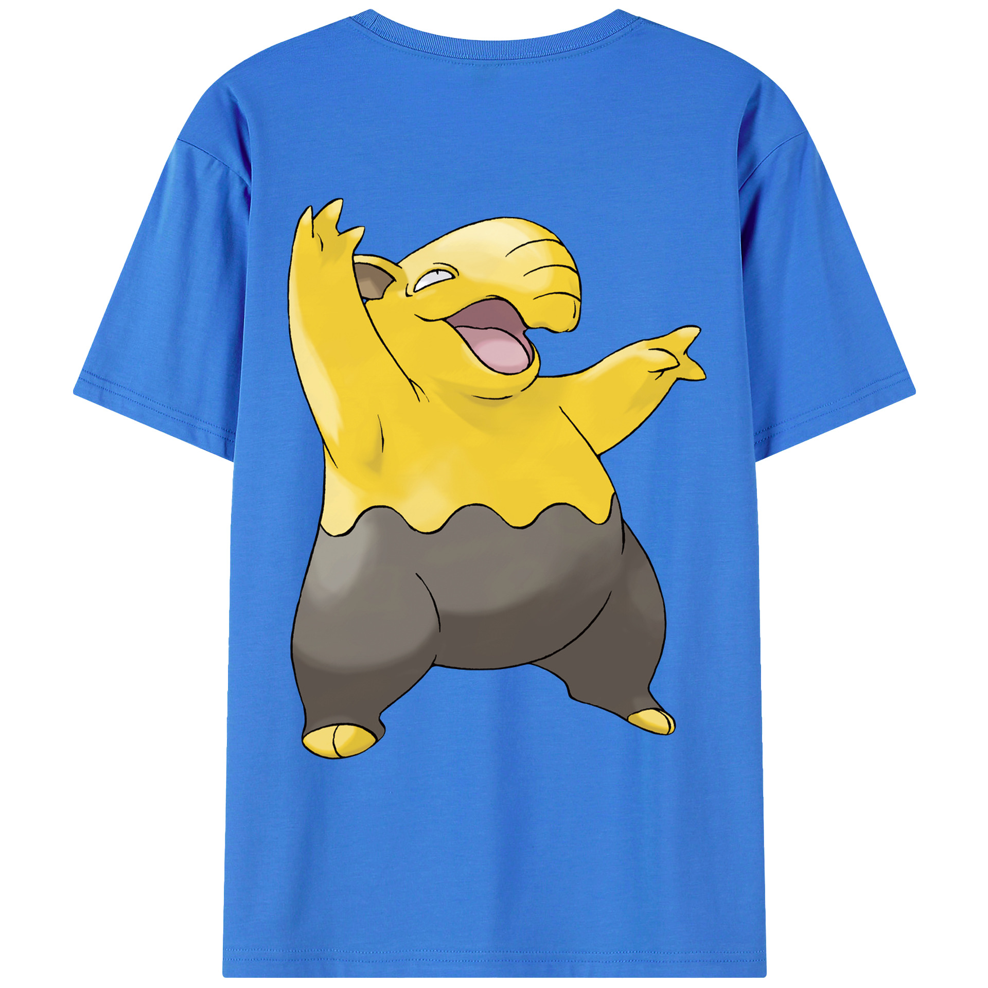 （画像用） ポケットモンスター Pokémon 綿100％ メンズ半袖Tシャツ（バックプリント） 通気性