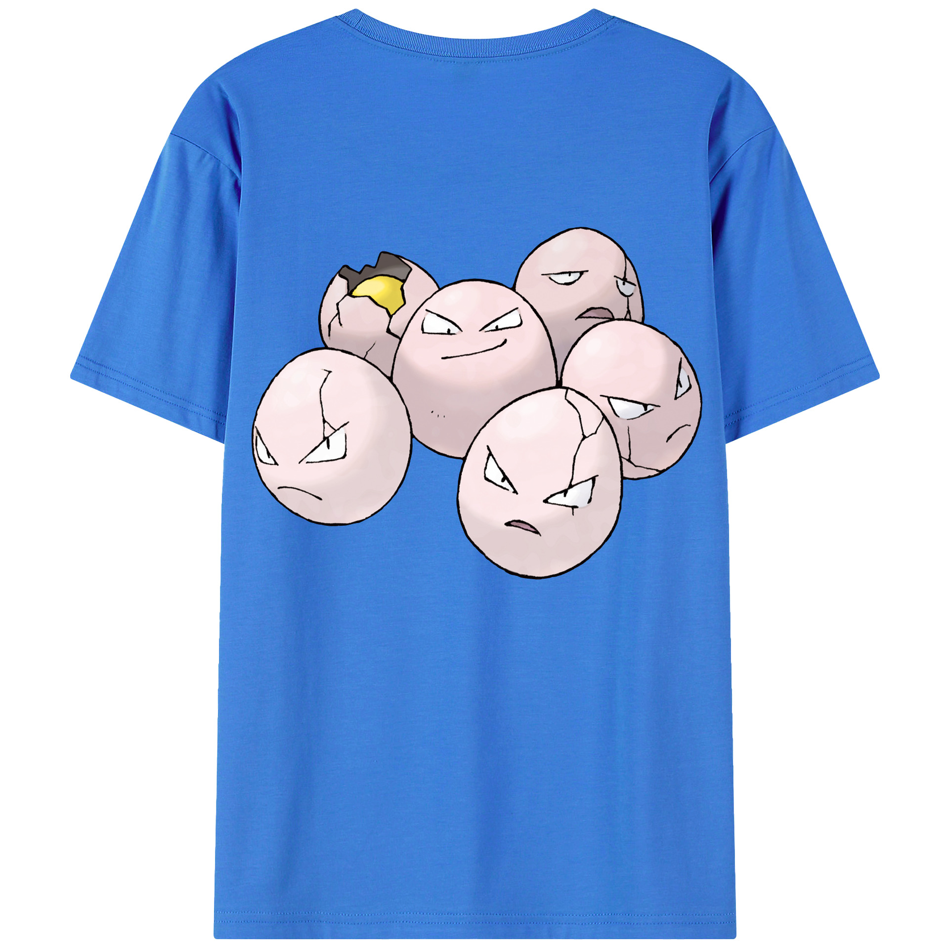 （画像用） ポケットモンスター Pokémon 綿100％ メンズ半袖Tシャツ（バックプリント） 通気性