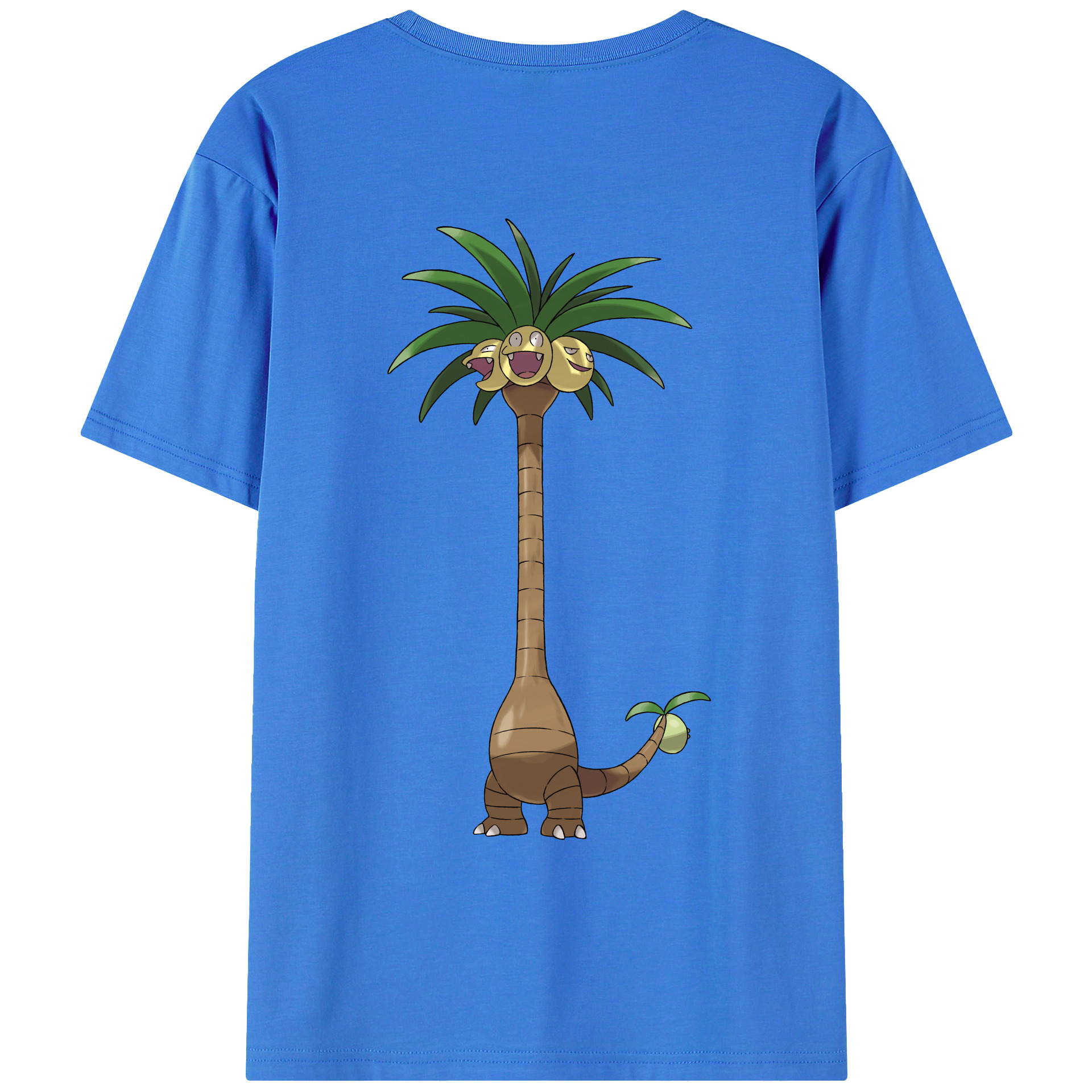 （画像用） ポケットモンスター Pokémon 綿100％ メンズ半袖Tシャツ（バックプリント） 通気性