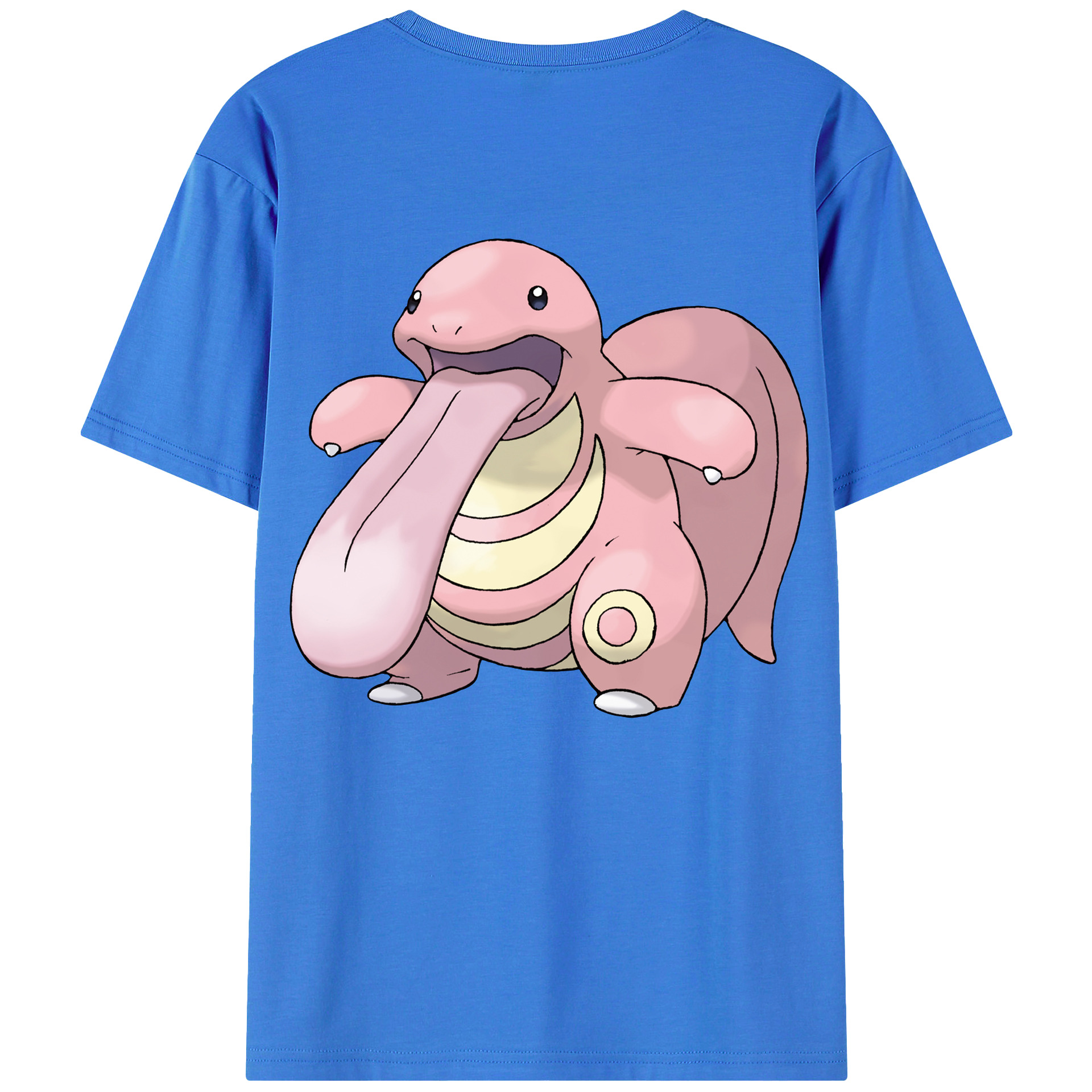 （画像用） ポケットモンスター Pokémon 綿100％ メンズ半袖Tシャツ（バックプリント） 通気性