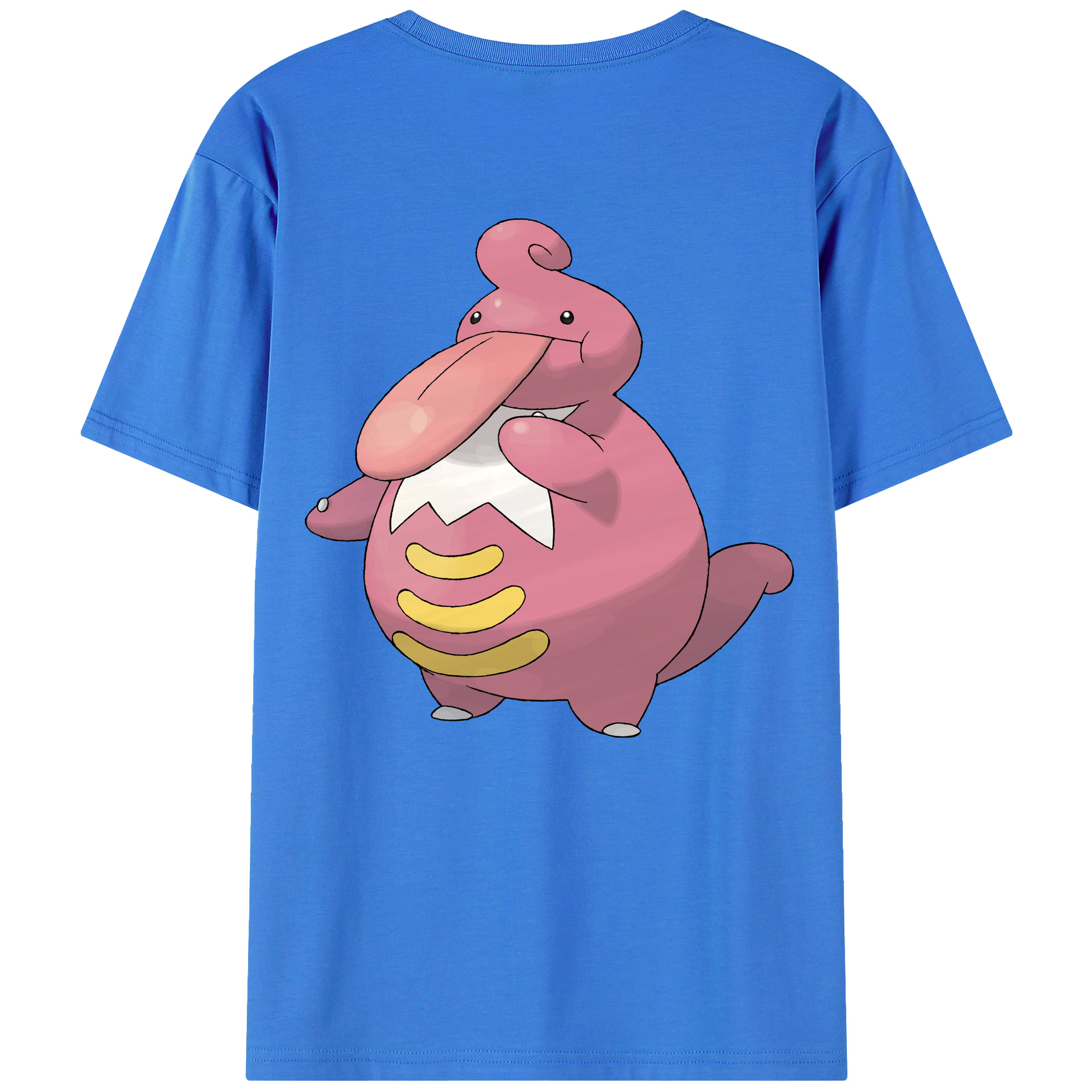 （画像用） ポケットモンスター Pokémon 綿100％ メンズ半袖Tシャツ（バックプリント） 通気性