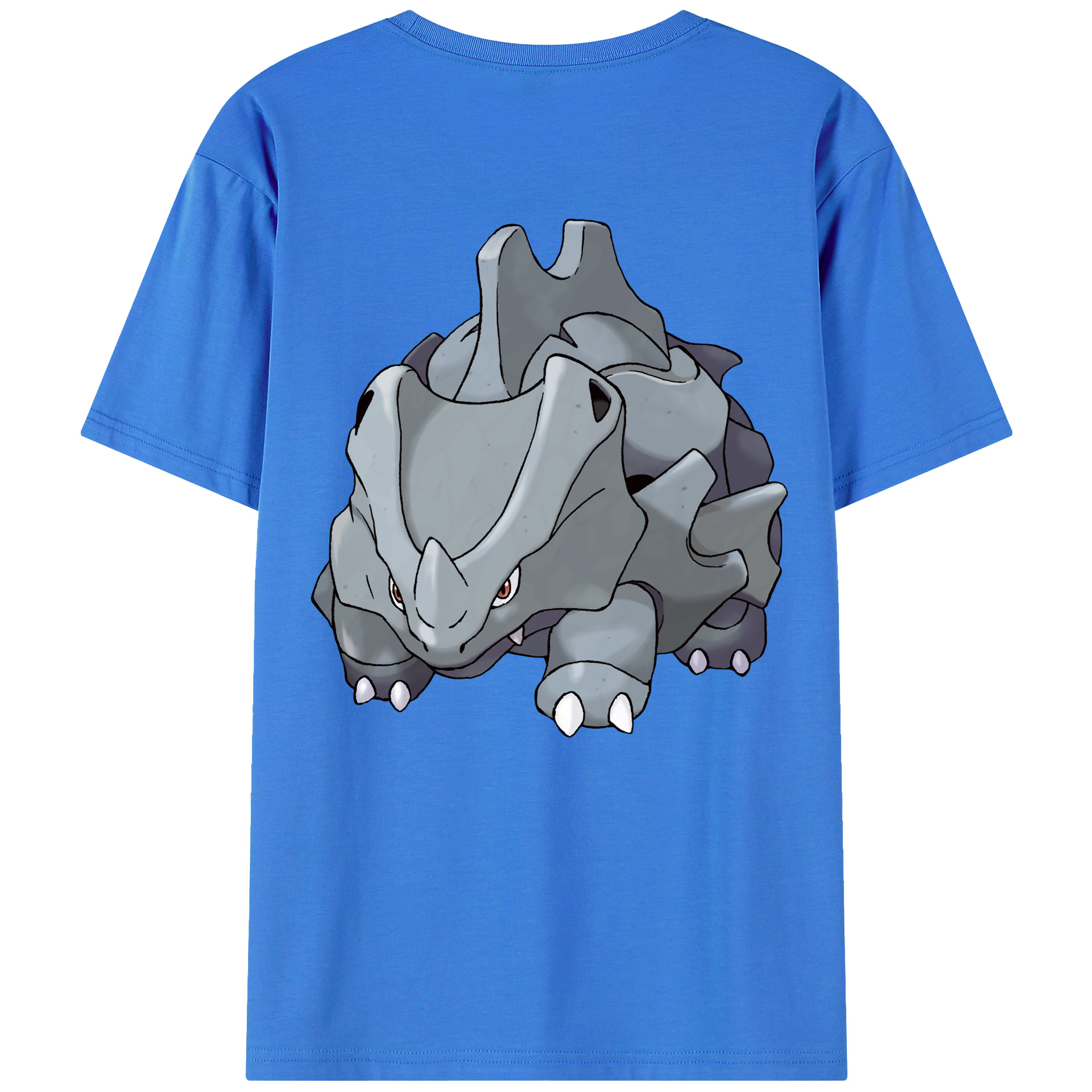 （画像用） ポケットモンスター Pokémon 綿100％ メンズ半袖Tシャツ（バックプリント） 通気性