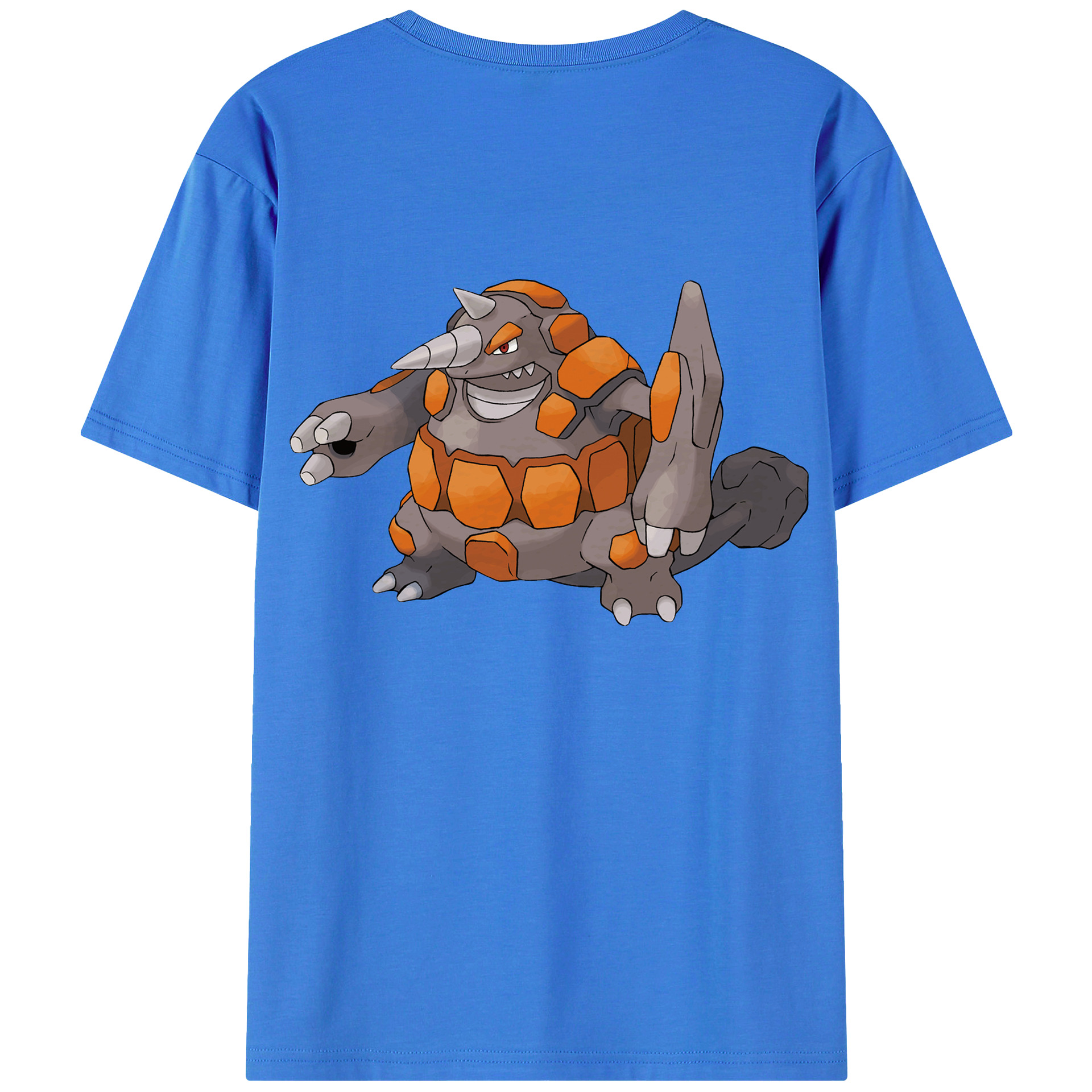 （画像用） ポケットモンスター Pokémon 綿100％ メンズ半袖Tシャツ（バックプリント） 通気性