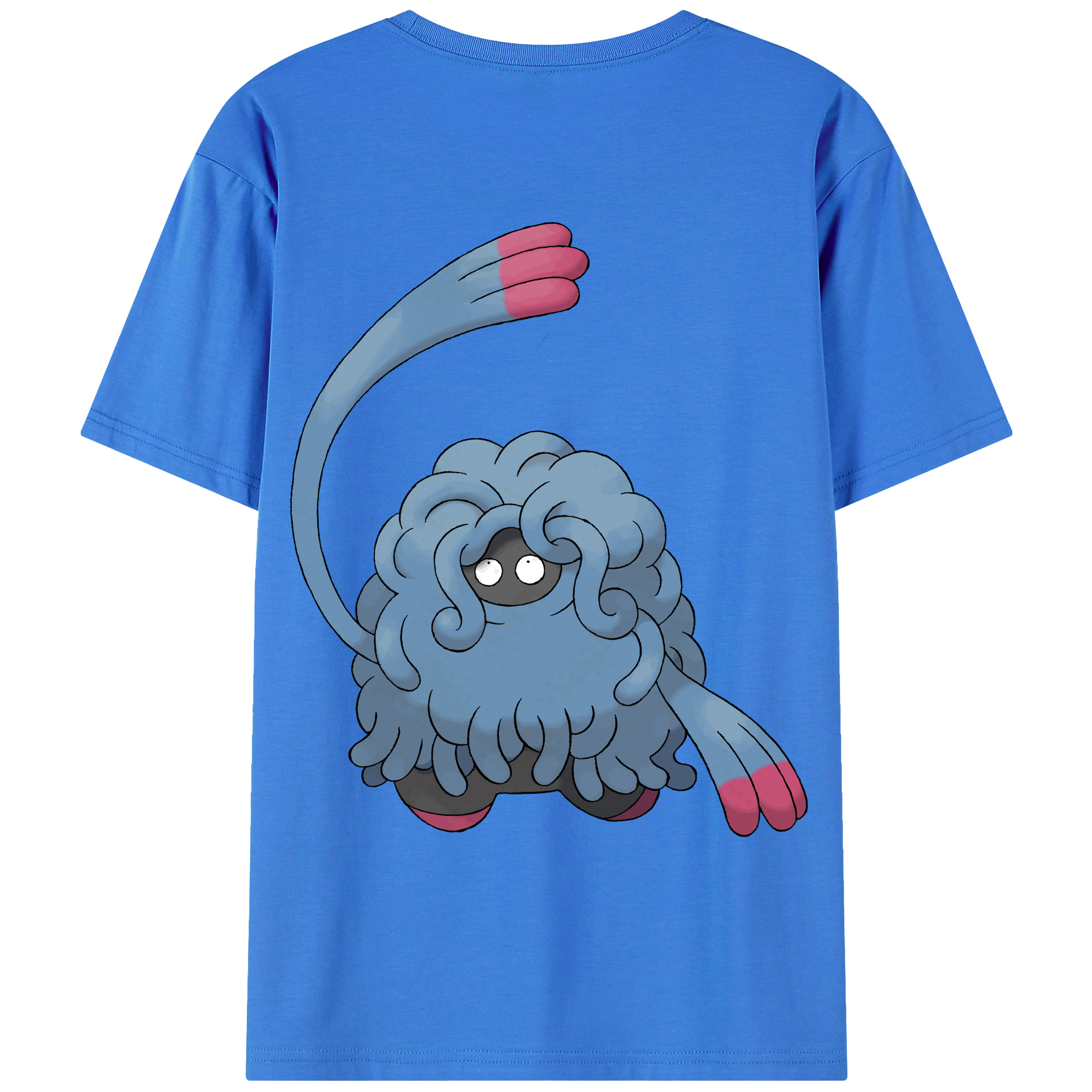 （画像用） ポケットモンスター Pokémon 綿100％ メンズ半袖Tシャツ（バックプリント） 通気性