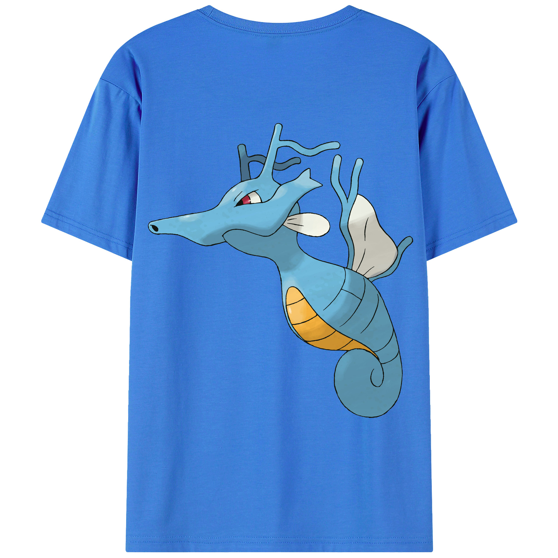 （画像用） ポケットモンスター Pokémon 綿100％ メンズ半袖Tシャツ（バックプリント） 通気性