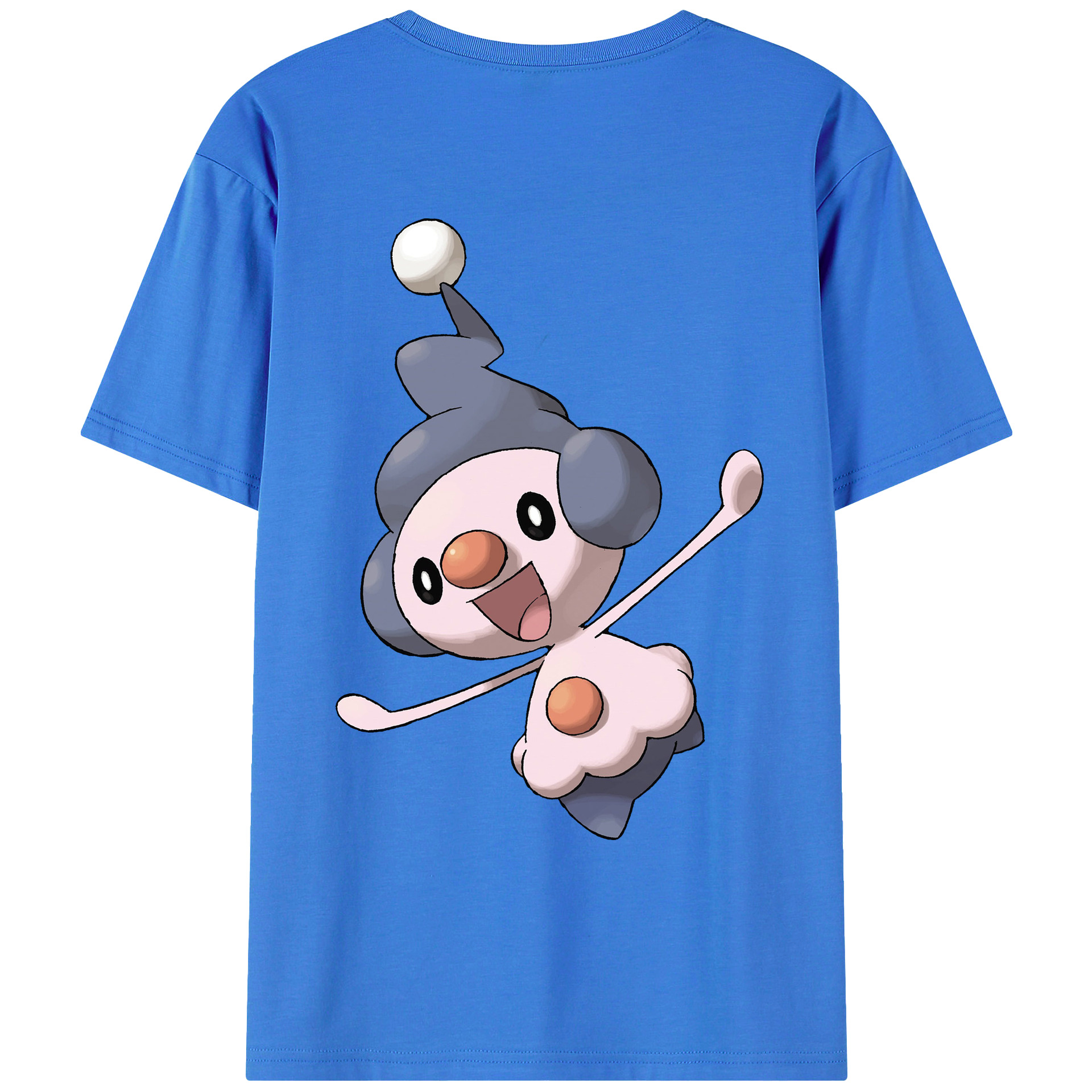 （画像用） ポケットモンスター Pokémon 綿100％ メンズ半袖Tシャツ（バックプリント） 通気性