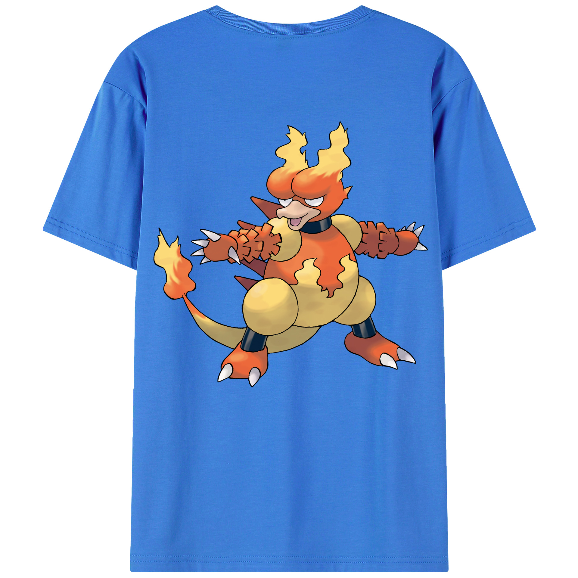 （画像用） ポケットモンスター Pokémon 綿100％ メンズ半袖Tシャツ（バックプリント） 通気性