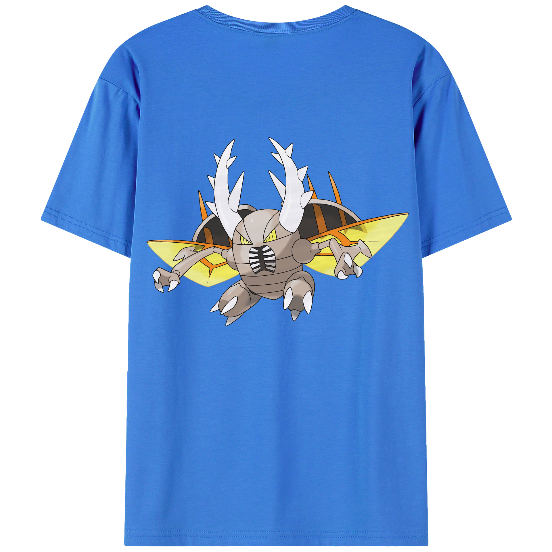 （画像用） ポケットモンスター Pokémon 綿100％ メンズ半袖Tシャツ（バックプリント） 通気性