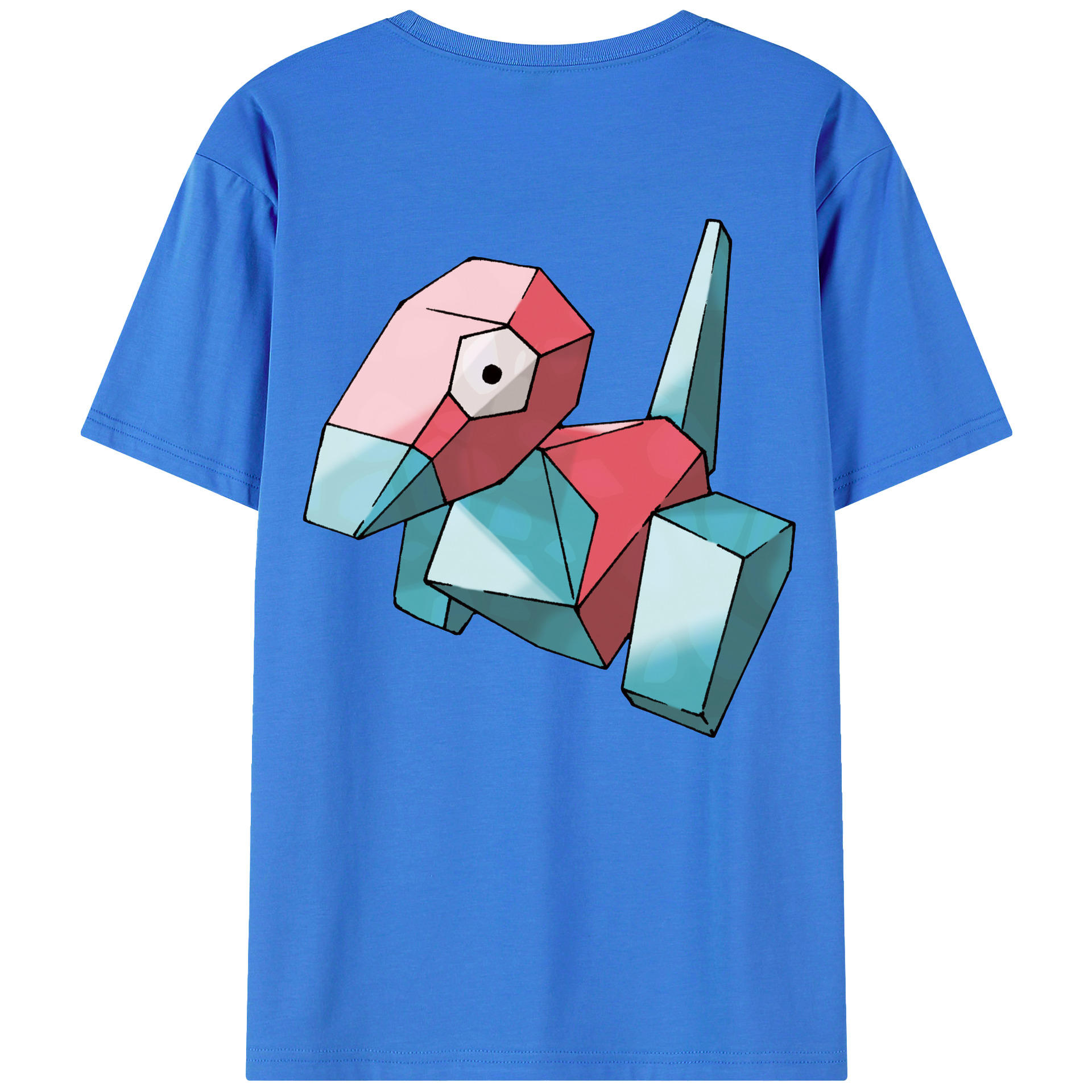 （画像用） ポケットモンスター Pokémon 綿100％ メンズ半袖Tシャツ（バックプリント） 通気性