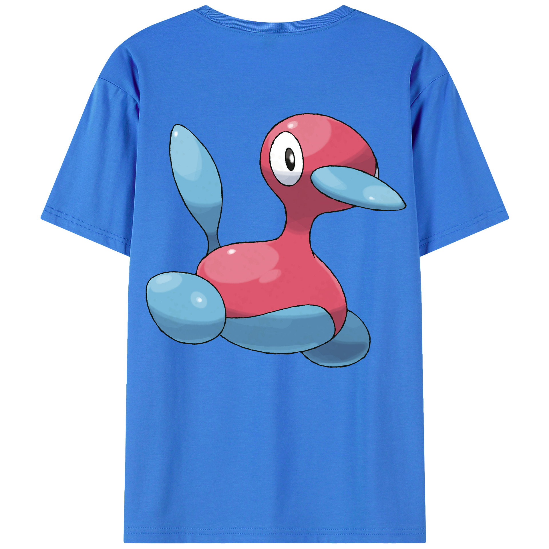 （画像用） ポケットモンスター Pokémon 綿100％ メンズ半袖Tシャツ（バックプリント） 通気性