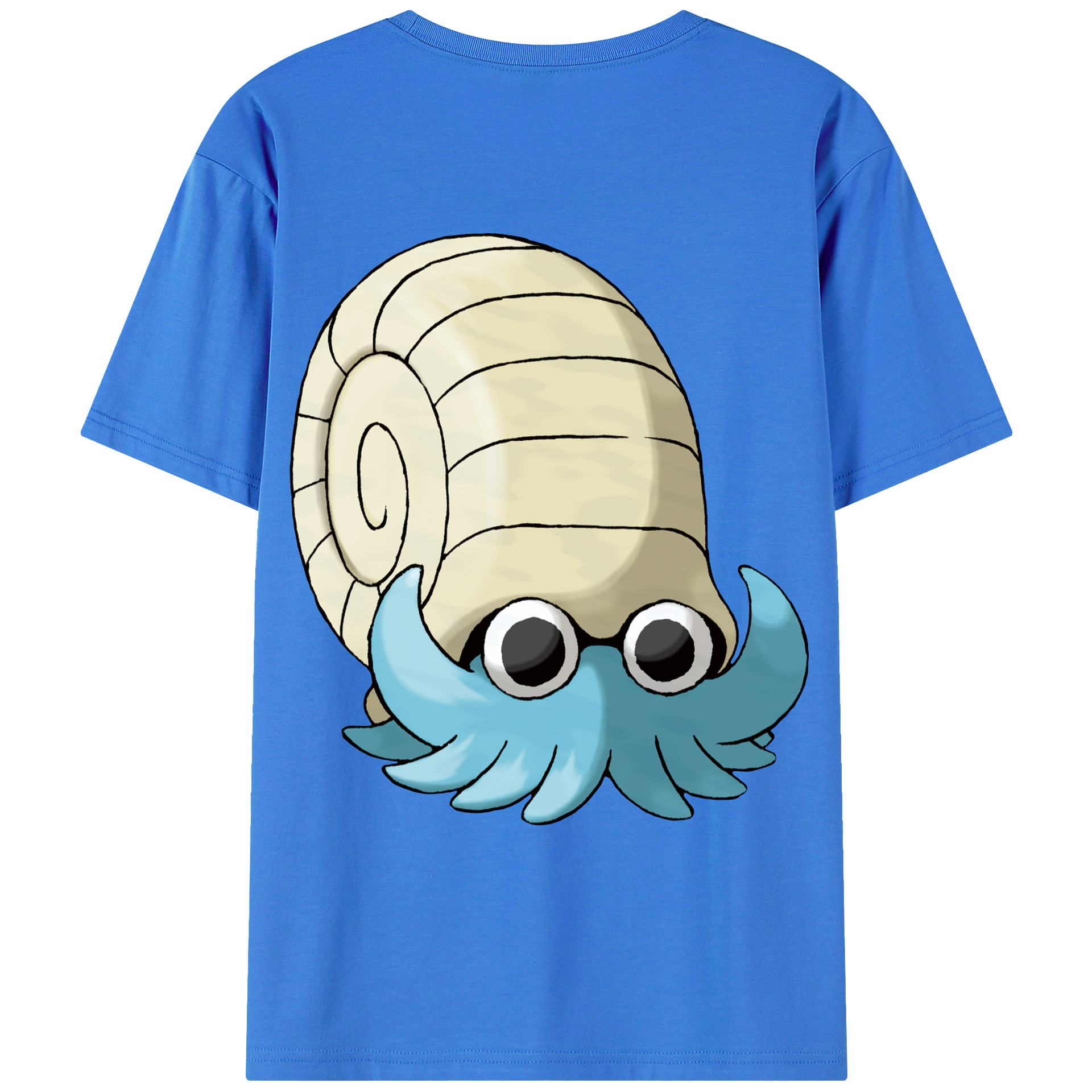 （画像用） ポケットモンスター Pokémon 綿100％ メンズ半袖Tシャツ（バックプリント） 通気性