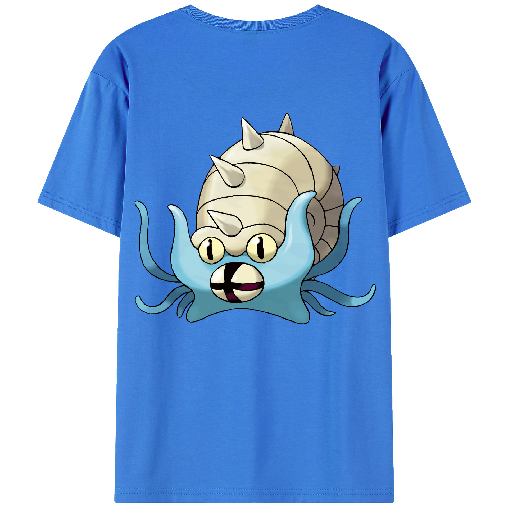 （画像用） ポケットモンスター Pokémon 綿100％ メンズ半袖Tシャツ（バックプリント） 通気性