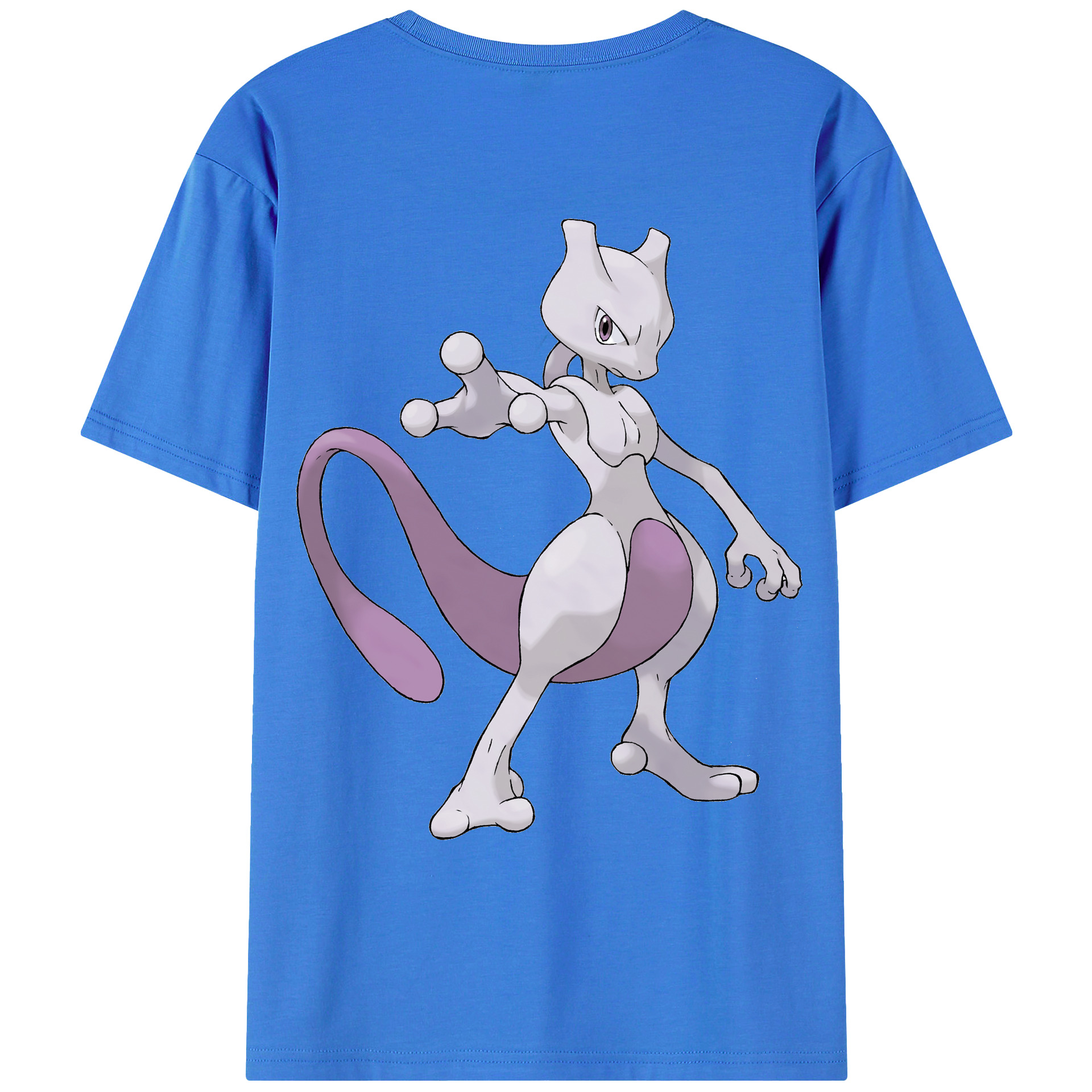 （画像用） ポケットモンスター Pokémon 綿100％ メンズ半袖Tシャツ（バックプリント） 通気性