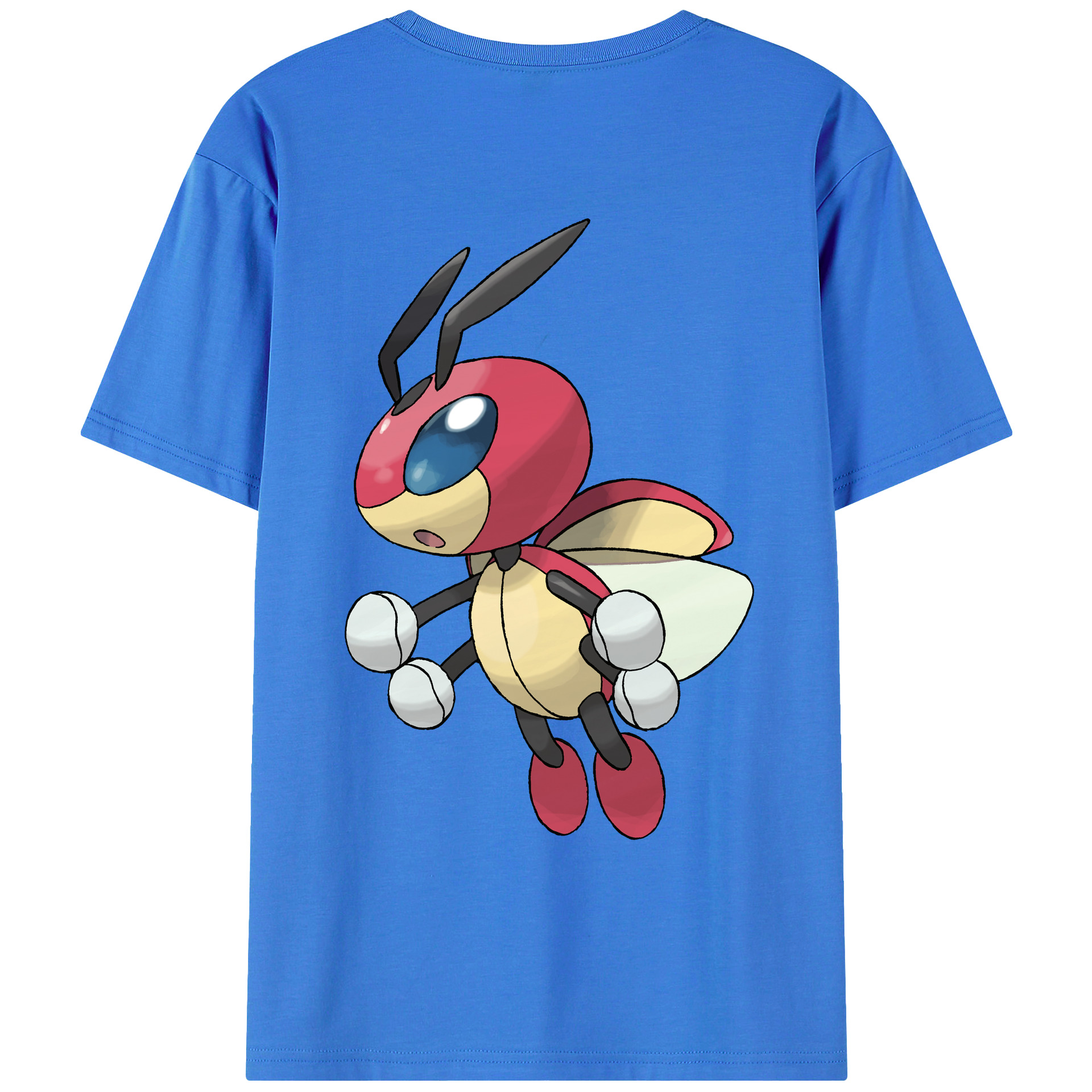 （画像用） ポケットモンスター Pokémon 綿100％ メンズ半袖Tシャツ（バックプリント） 通気性