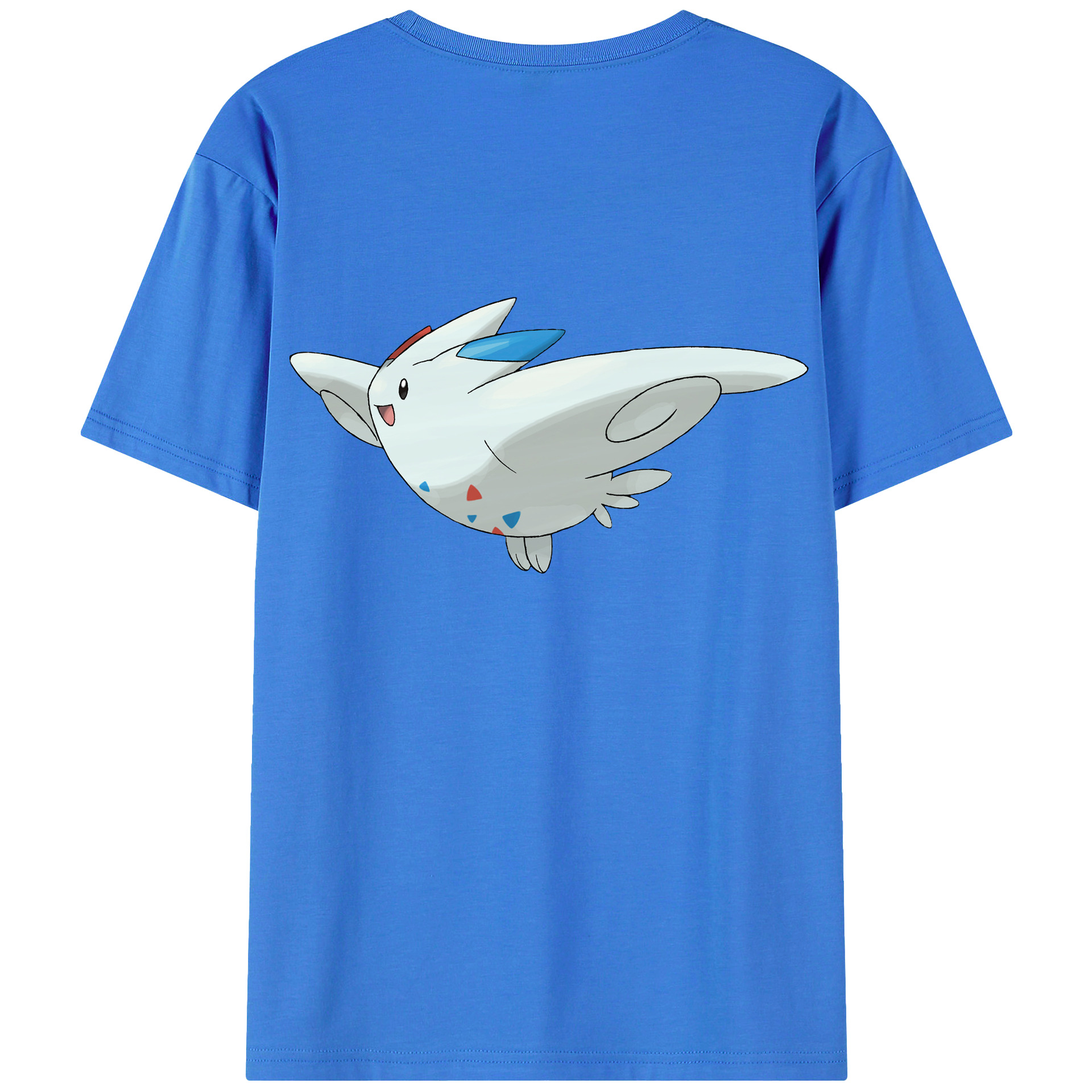 （画像用） ポケットモンスター Pokémon 綿100％ メンズ半袖Tシャツ（バックプリント） 通気性