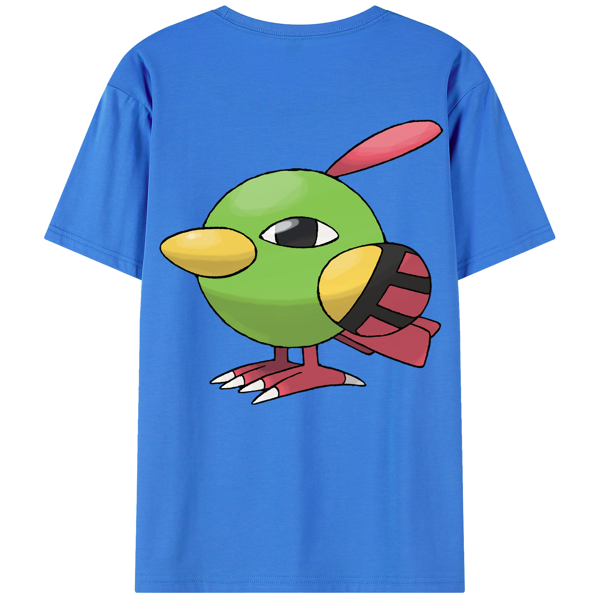 （画像用） ポケットモンスター Pokémon 綿100％ メンズ半袖Tシャツ（バックプリント） 通気性