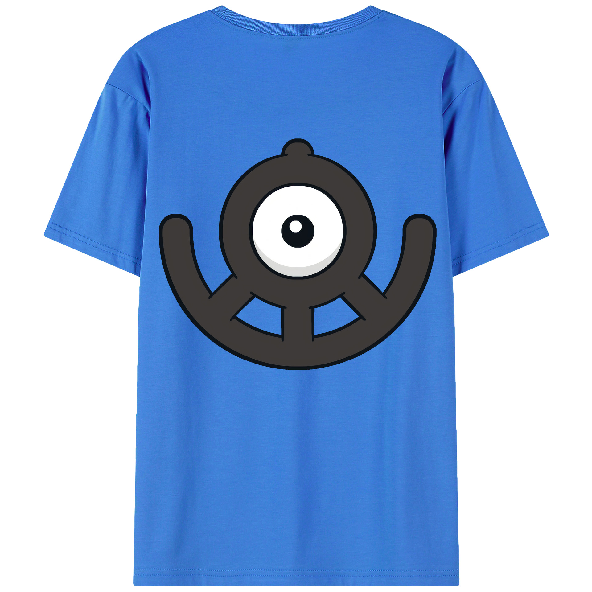 （画像用） ポケットモンスター Pokémon 綿100％ メンズ半袖Tシャツ（バックプリント） 通気性