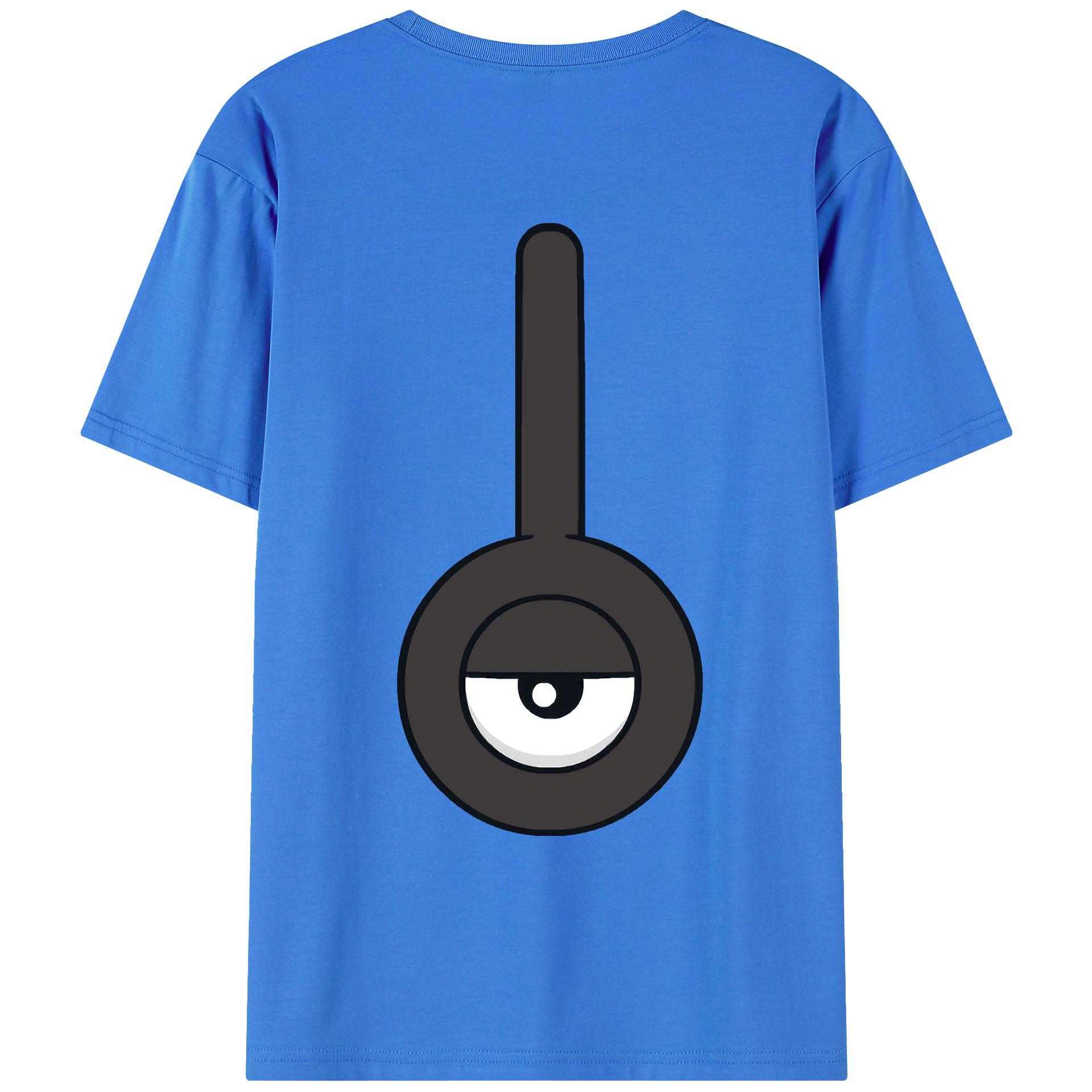 （画像用） ポケットモンスター Pokémon 綿100％ メンズ半袖Tシャツ（バックプリント） 通気性