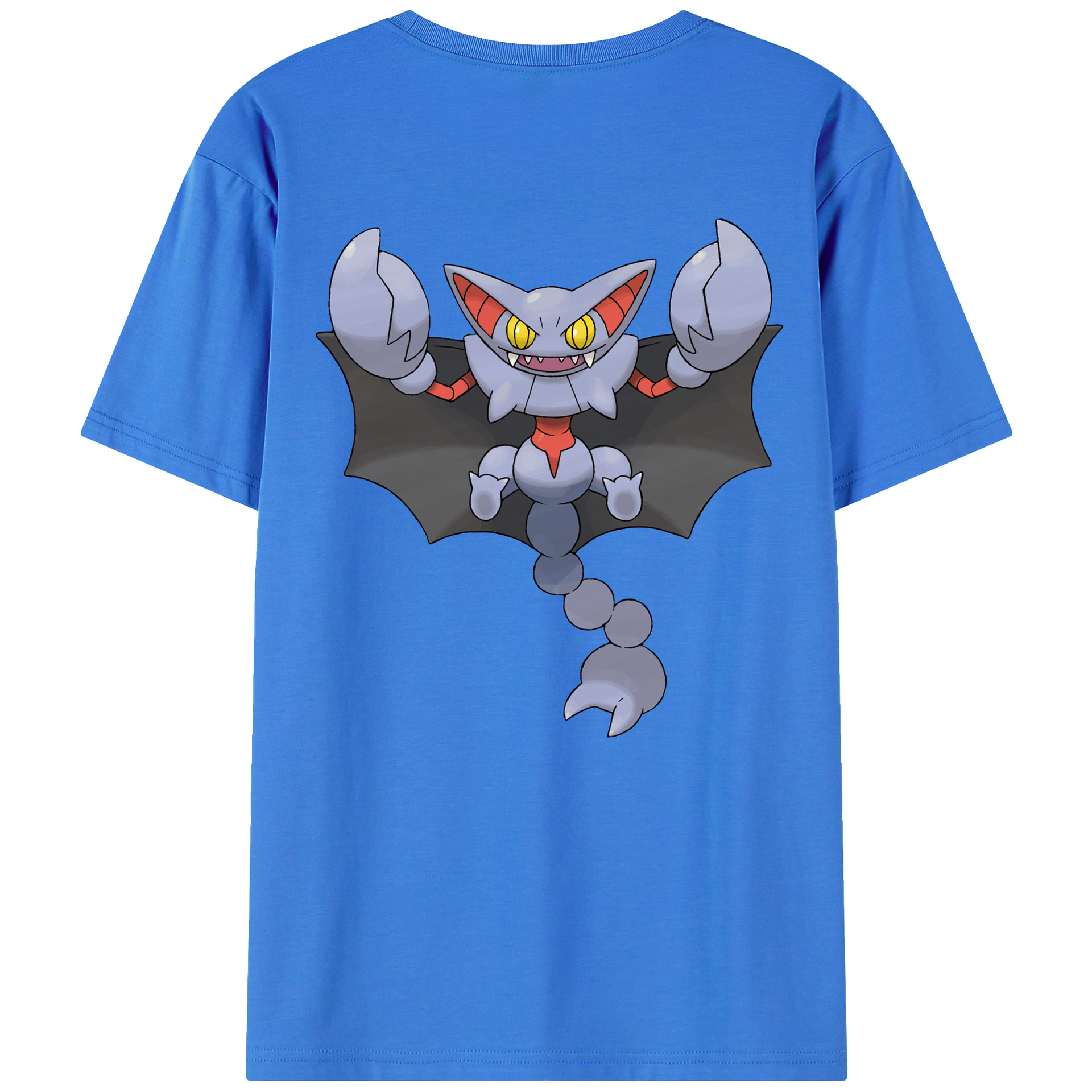 （画像用） ポケットモンスター Pokémon 綿100％ メンズ半袖Tシャツ（バックプリント） 通気性