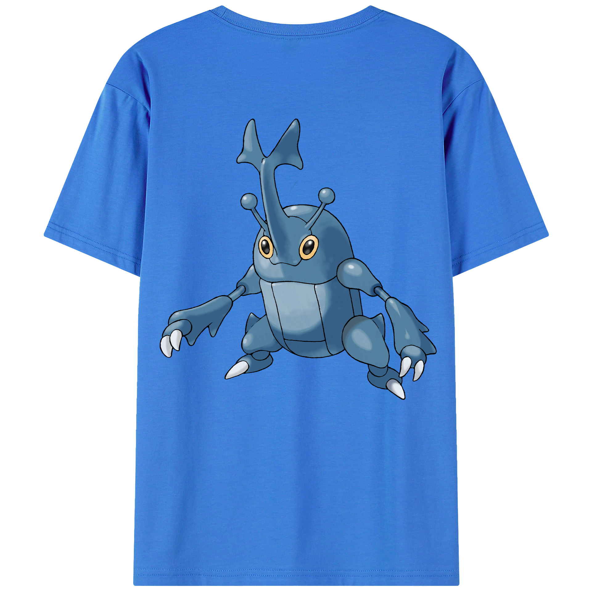 （画像用） ポケットモンスター Pokémon 綿100％ メンズ半袖Tシャツ（バックプリント） 通気性