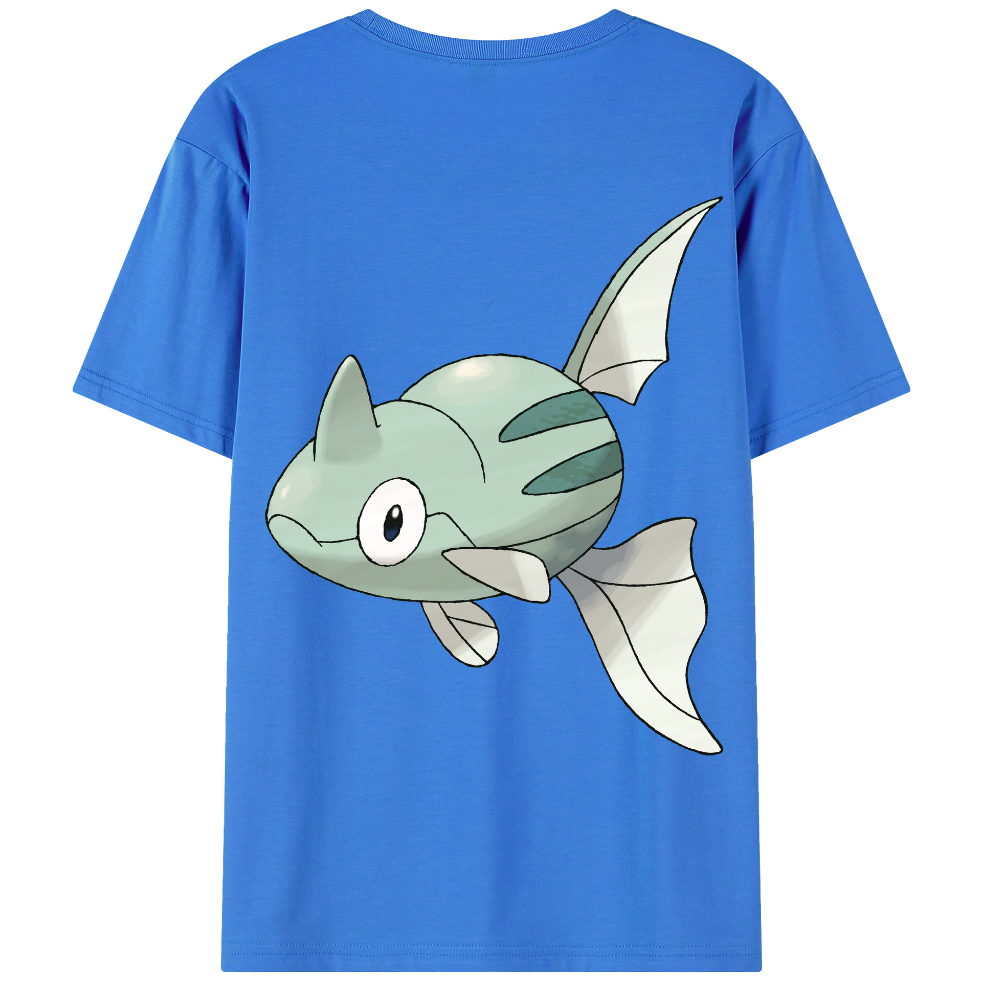 （画像用） ポケットモンスター Pokémon 綿100％ メンズ半袖Tシャツ（バックプリント） 通気性
