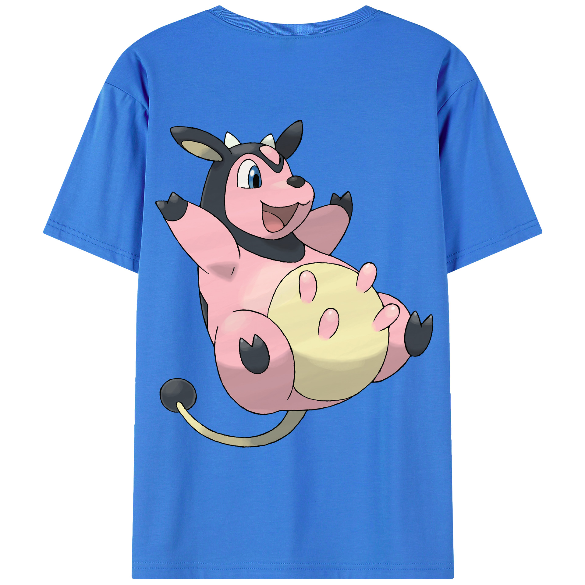 （画像用） ポケットモンスター Pokémon 綿100％ メンズ半袖Tシャツ（バックプリント） 通気性