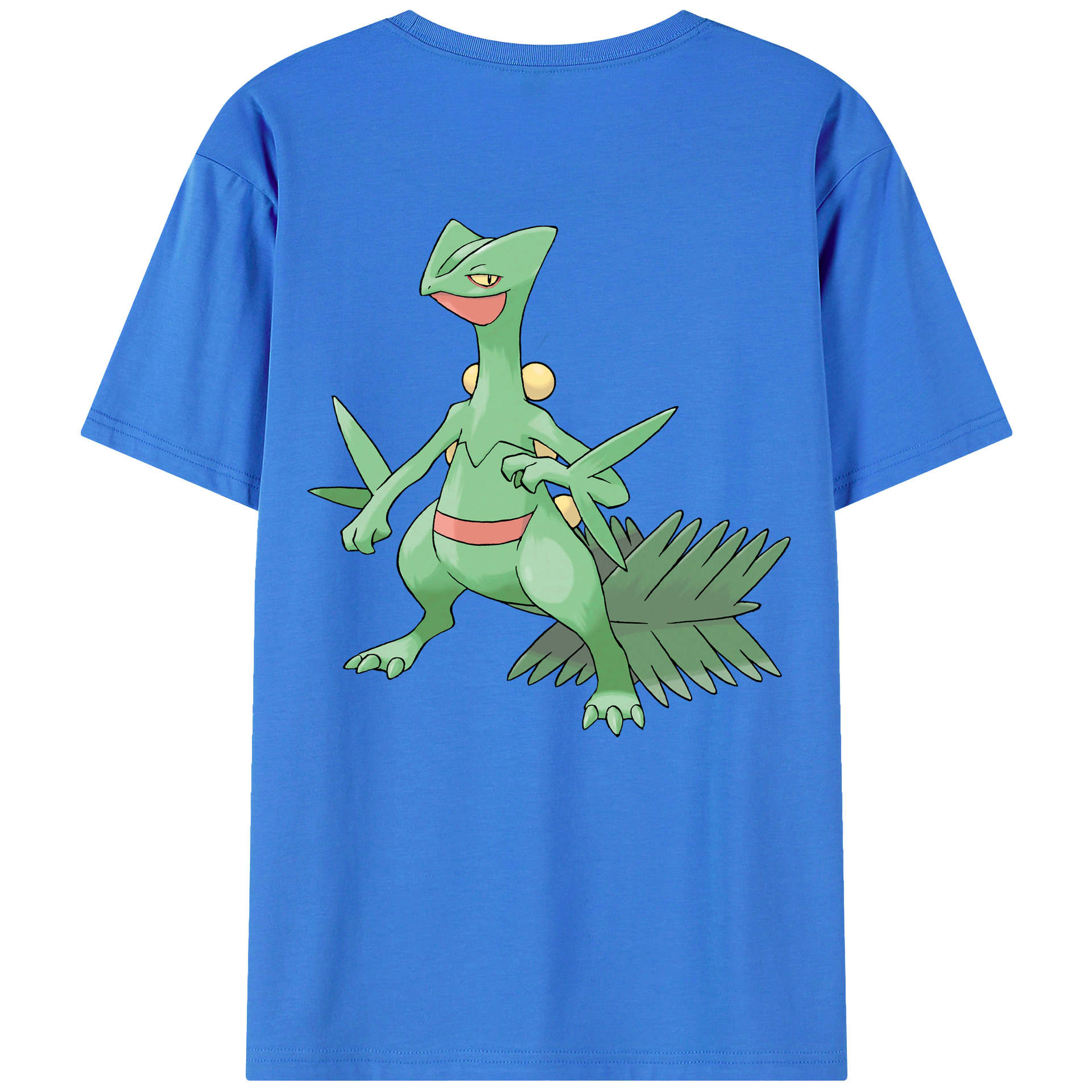 （画像用） ポケットモンスター Pokémon 綿100％ メンズ半袖Tシャツ（バックプリント） 通気性