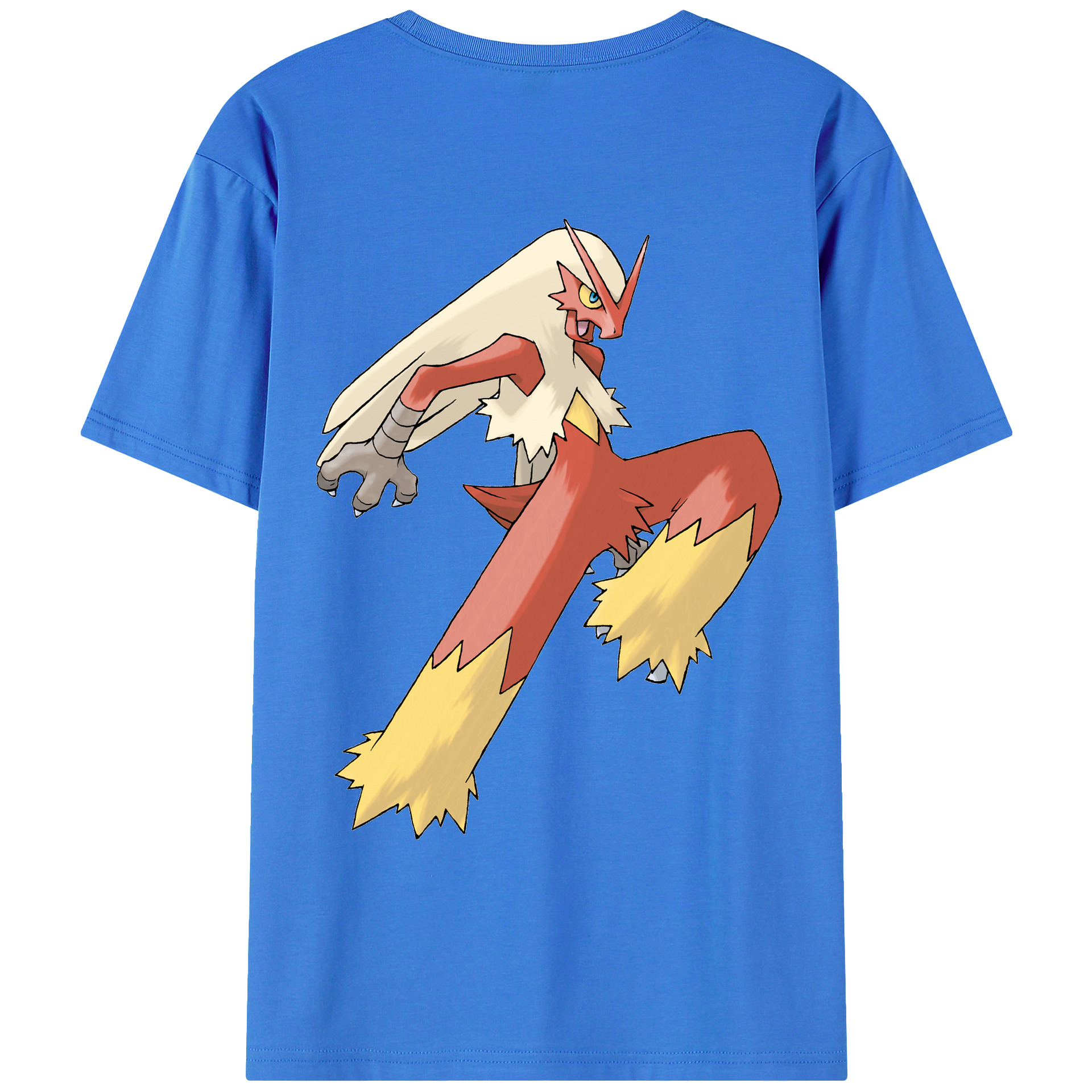 （画像用） ポケットモンスター Pokémon 綿100％ メンズ半袖Tシャツ（バックプリント） 通気性