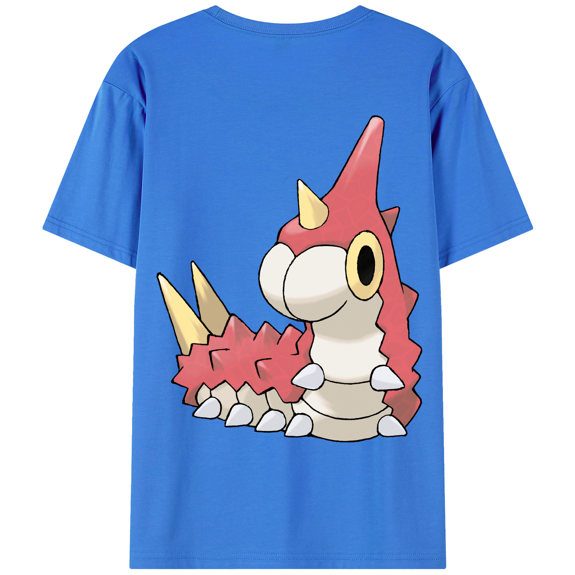 （画像用） ポケットモンスター Pokémon 綿100％ メンズ半袖Tシャツ（バックプリント） 通気性