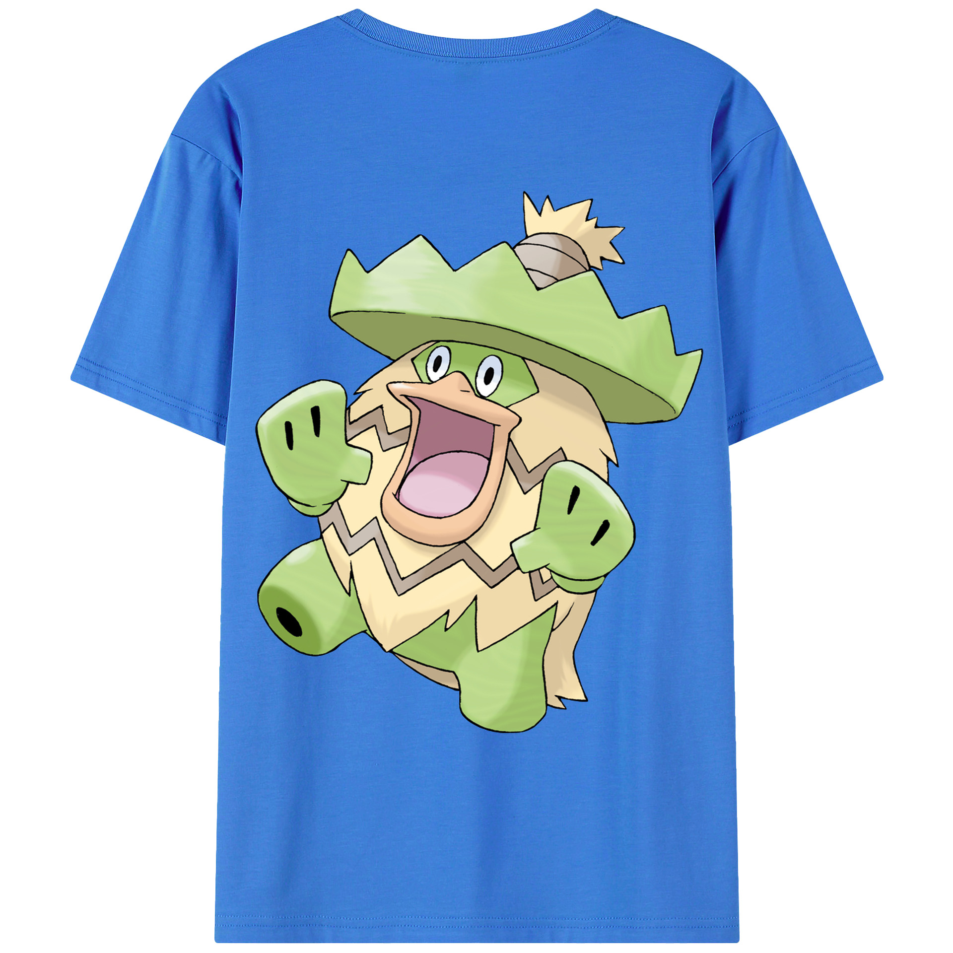 （画像用） ポケットモンスター Pokémon 綿100％ メンズ半袖Tシャツ（バックプリント） 通気性